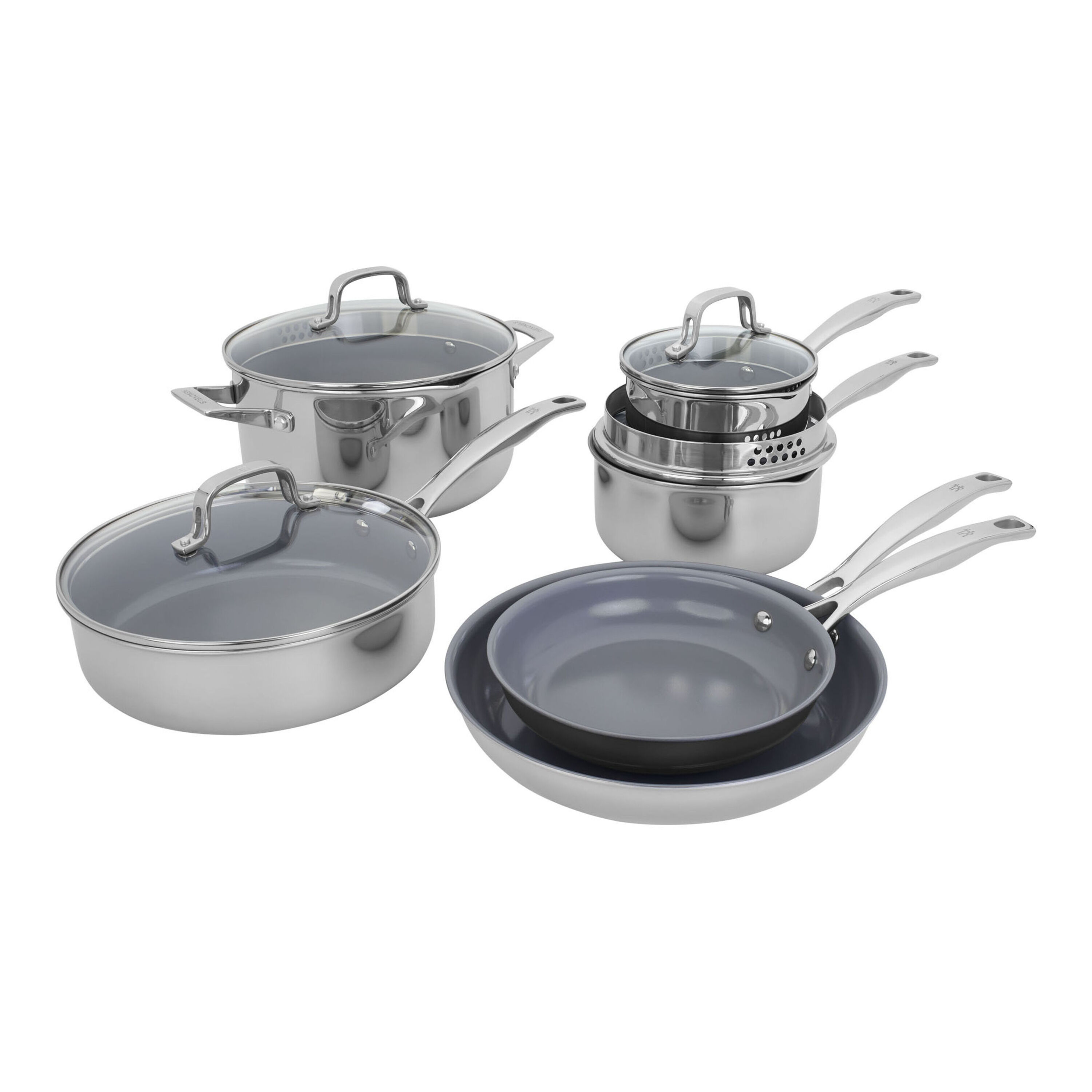 Buy Henckels Capri Frying pan set  Fry pan set, Pan set, Cookware set