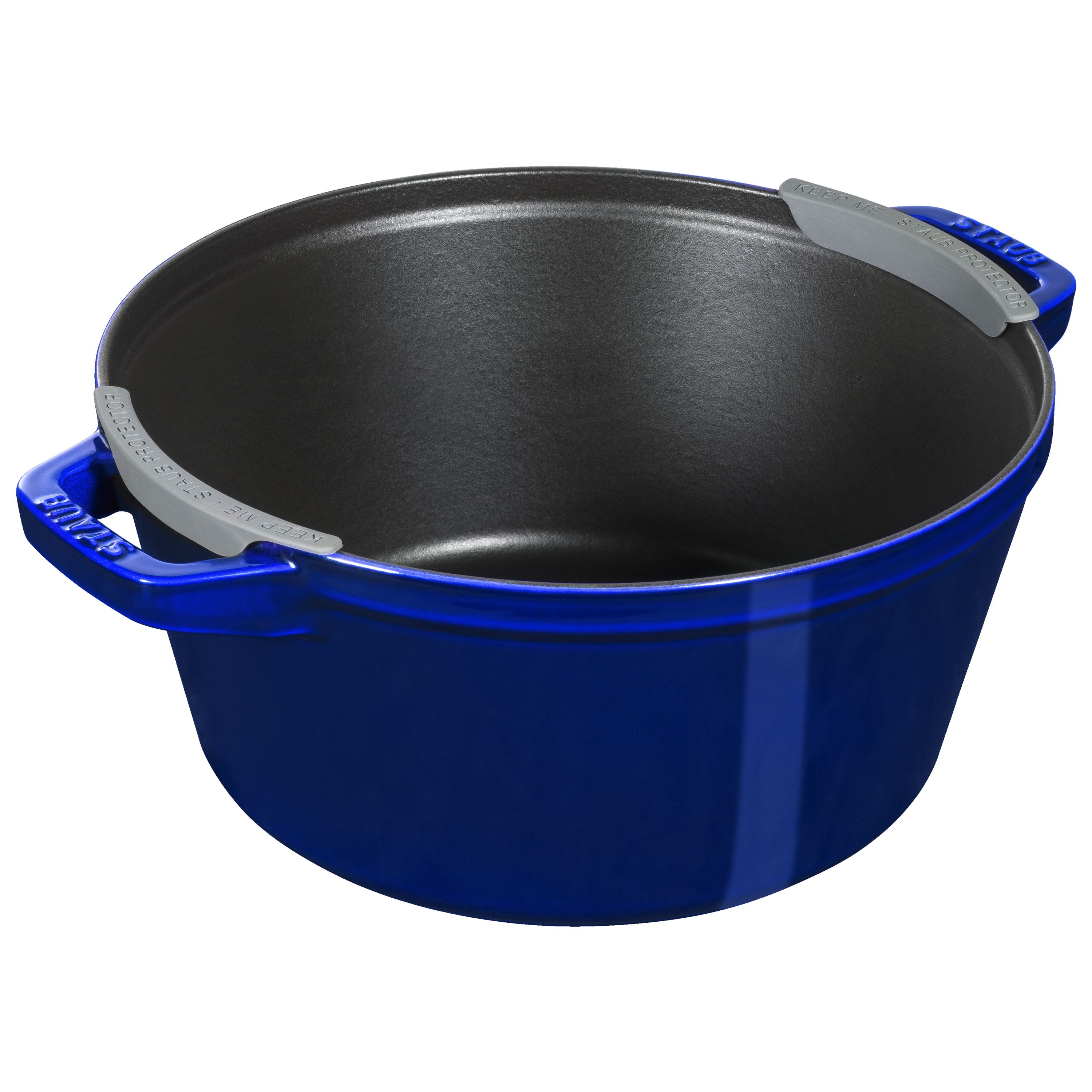 Staub Enameled Cast Iron Daily Pan with Glass Lid in Dark Blue — Las Cosas  Kitchen Shoppe