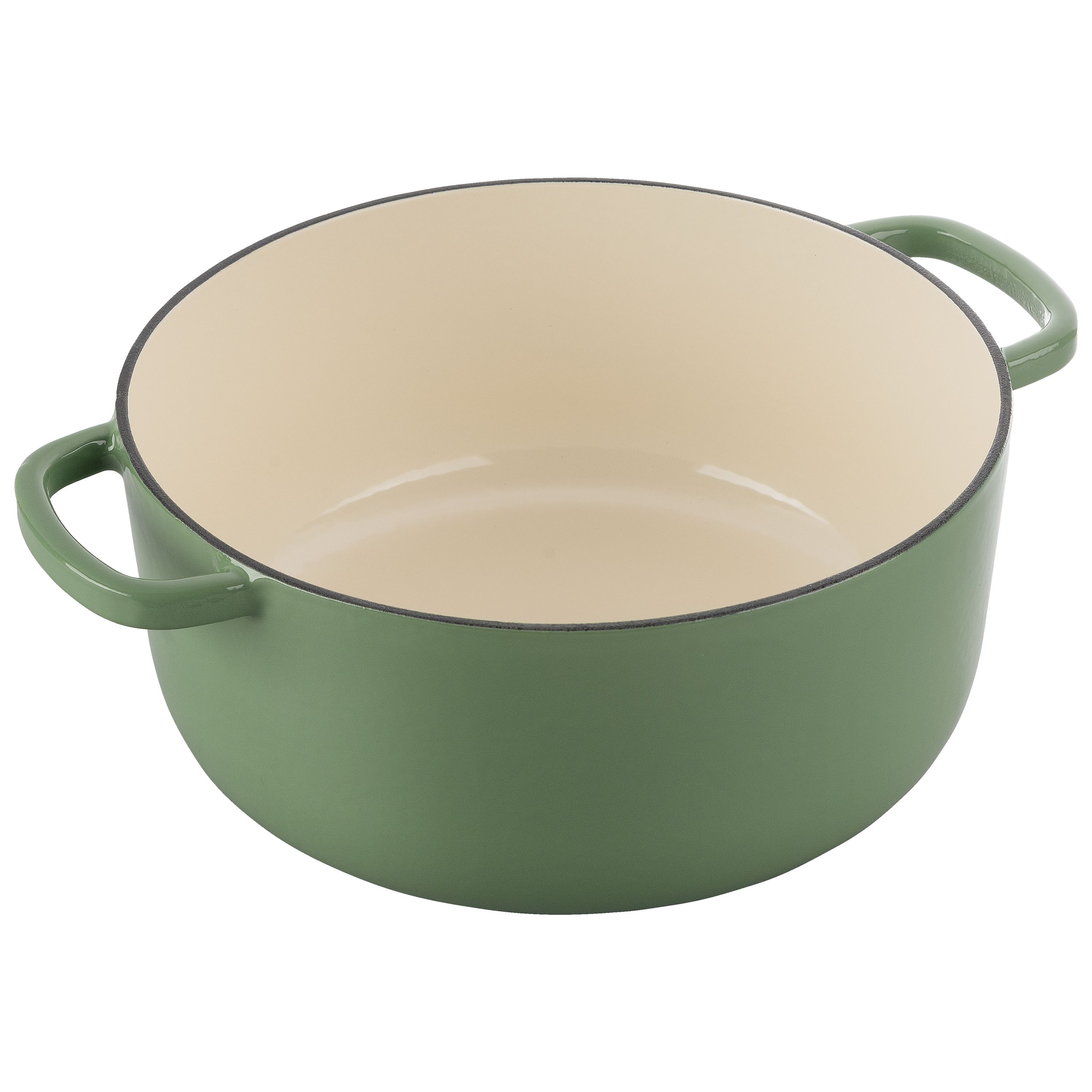 Ballarini Bellamonte Cast Iron 7.5-qt Round Dutch Oven - Crema White 