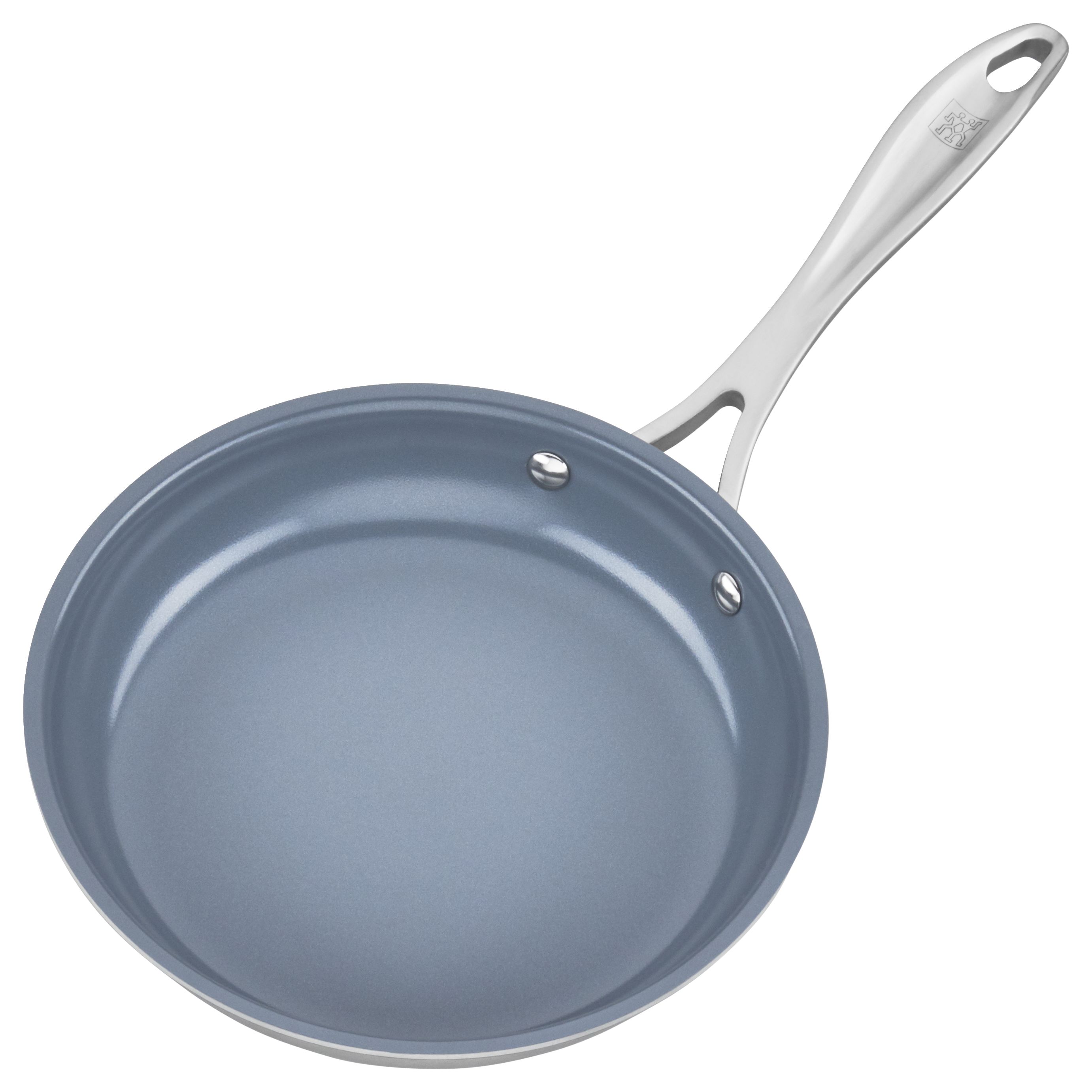 8 Blue Ceramic Frying Pan - Whisk