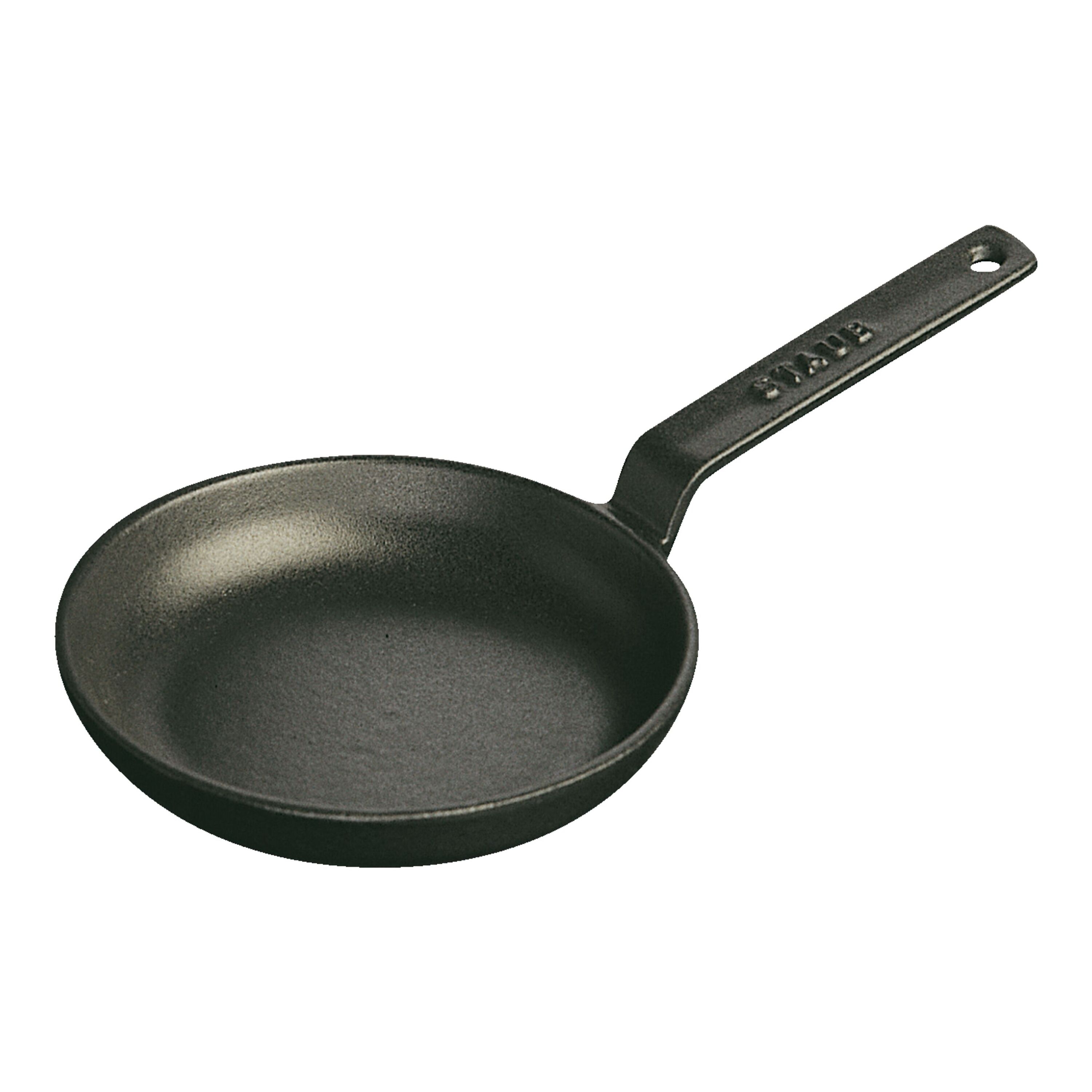 Remerry 4 Inches Cast Iron Skillets Mini Black Iron Nonstick Frying Pan  Small Sizzling Plate Egg Pan Cast Iron Pot Bundle with Oil Brush for Indoor