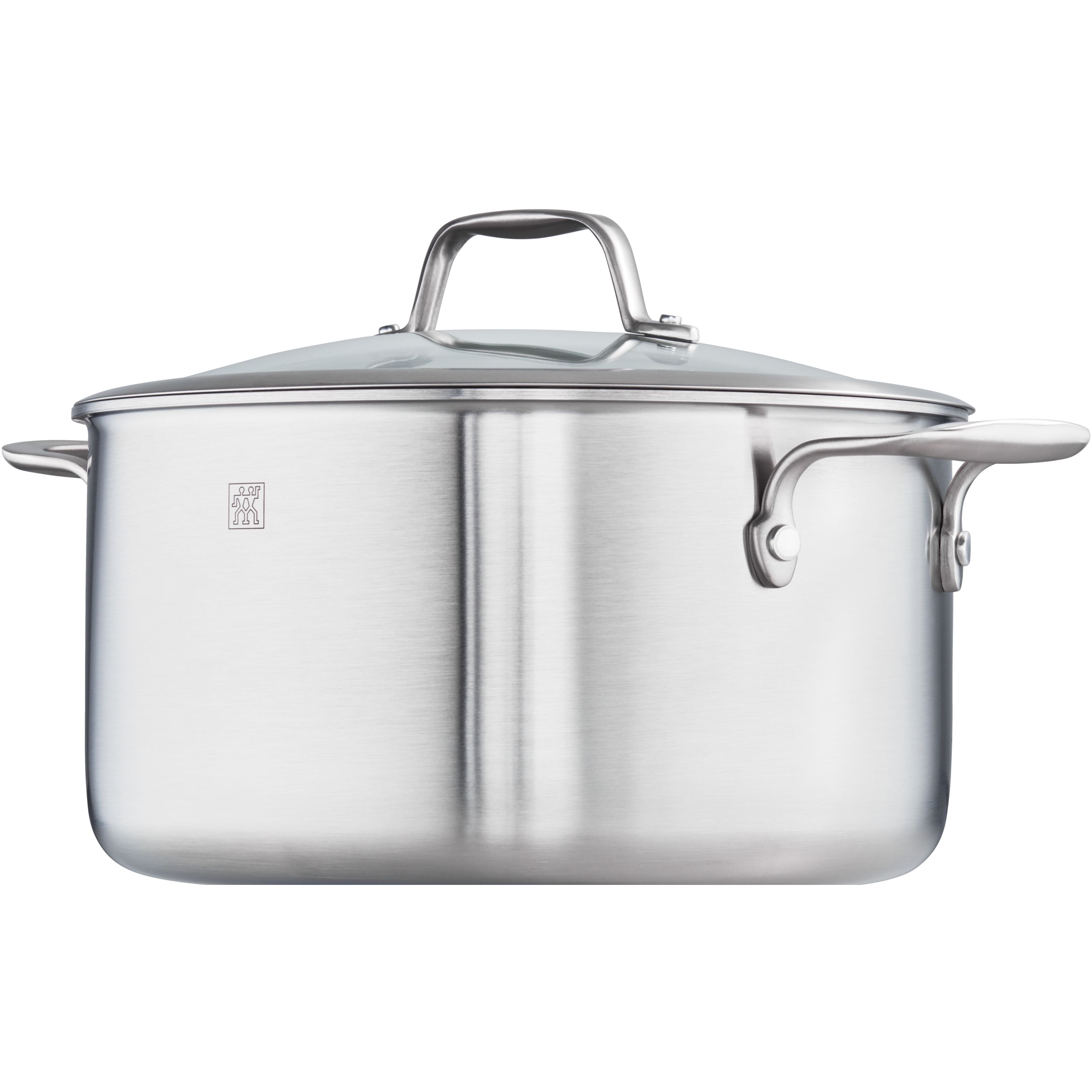 LOLYKITCH Whole Body Tri-Ply Stainless Steel 2 Quart Saucepan with Gla –  JandWShippingGroup