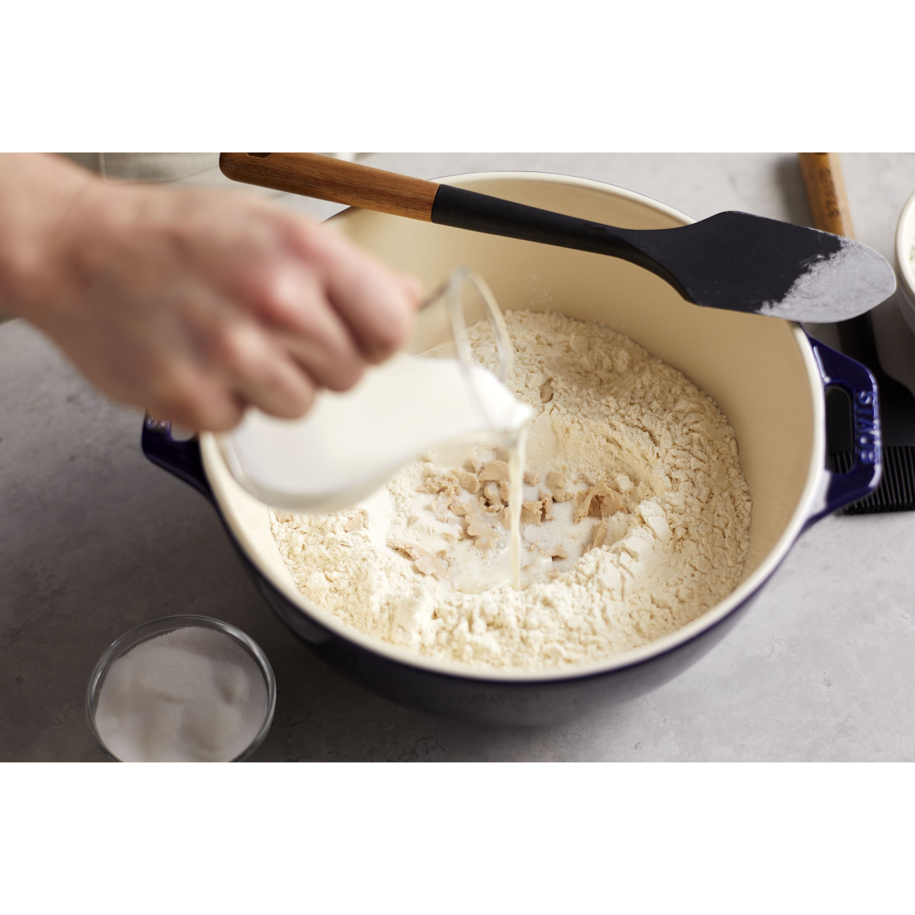 STAUB Silcone Spatula, Great for Mixing, Folding, Scraping, and Spreading,  Durable BPA-Free Matte Bl…See more STAUB Silcone Spatula, Great for Mixing