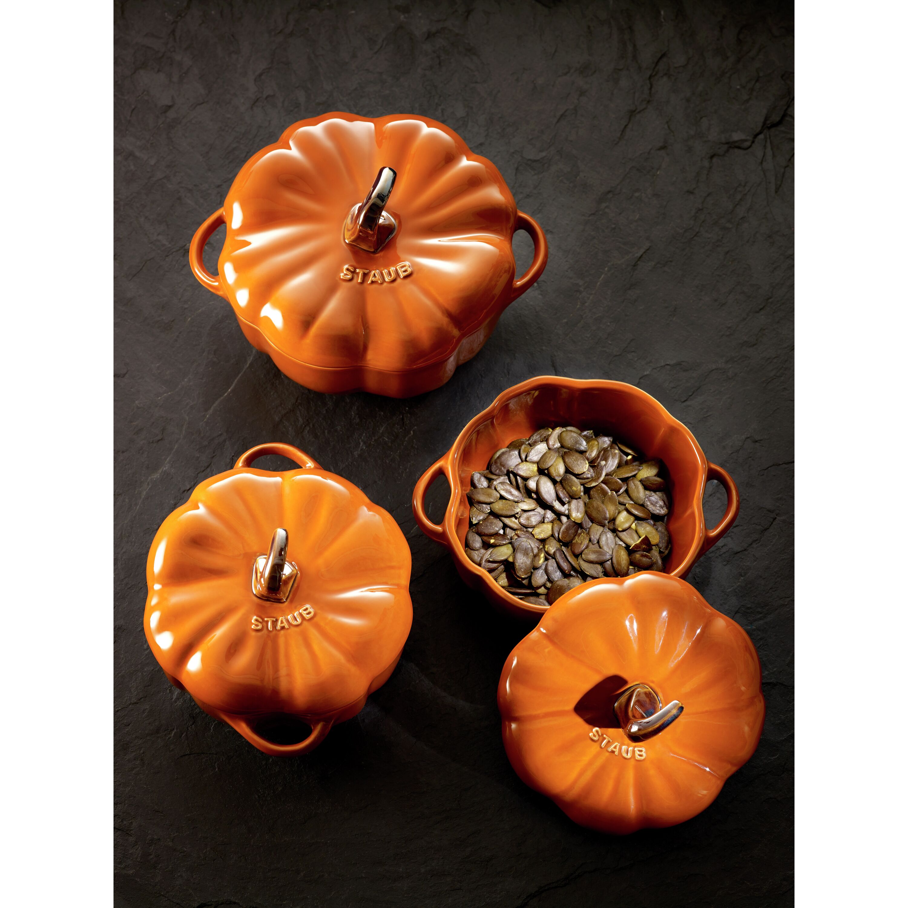 Staub Ceramic 16-oz Petite Pumpkin Cocotte & Reviews