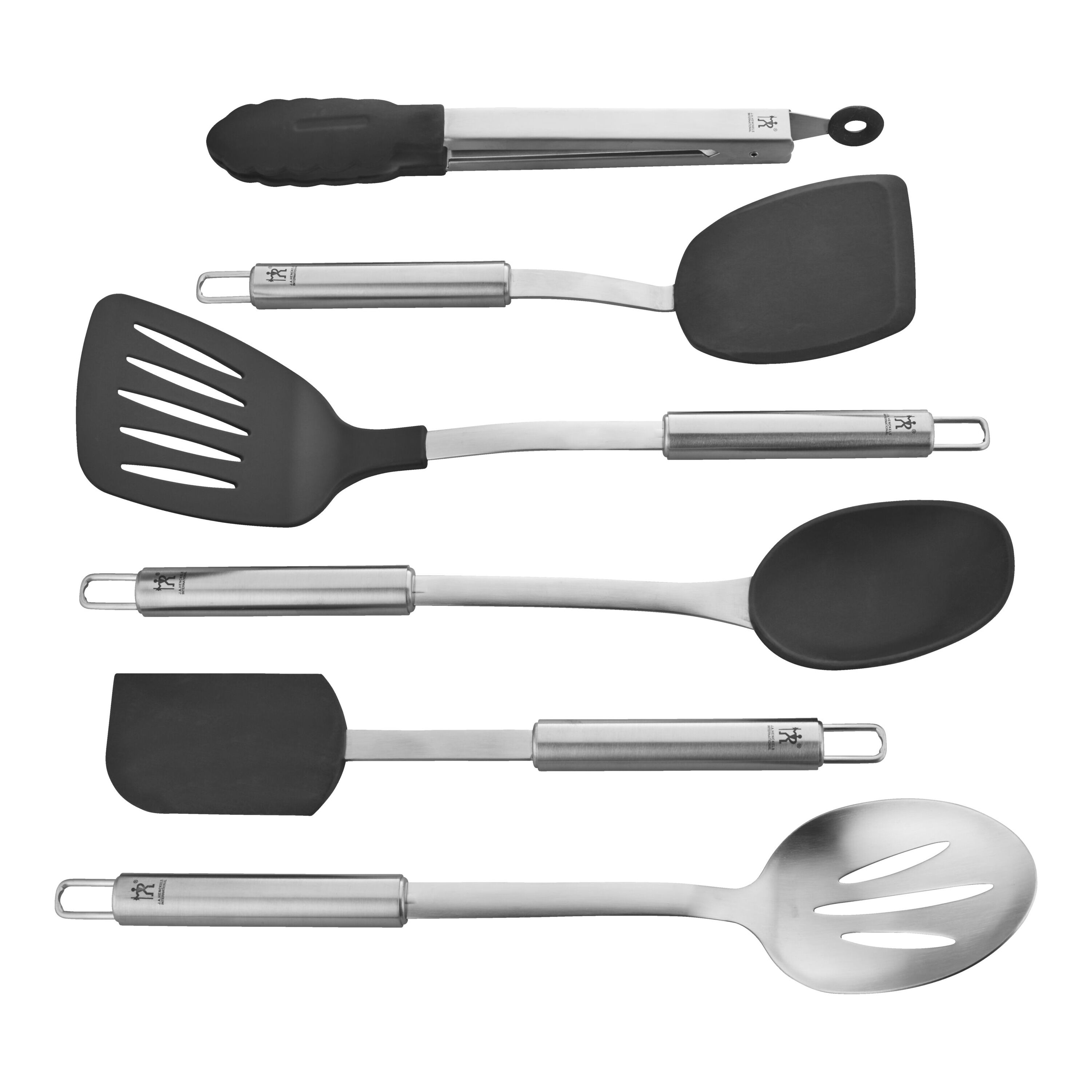 Stainless Steel And Nylon Complete Kitchen Utensil Set Pieces Heat