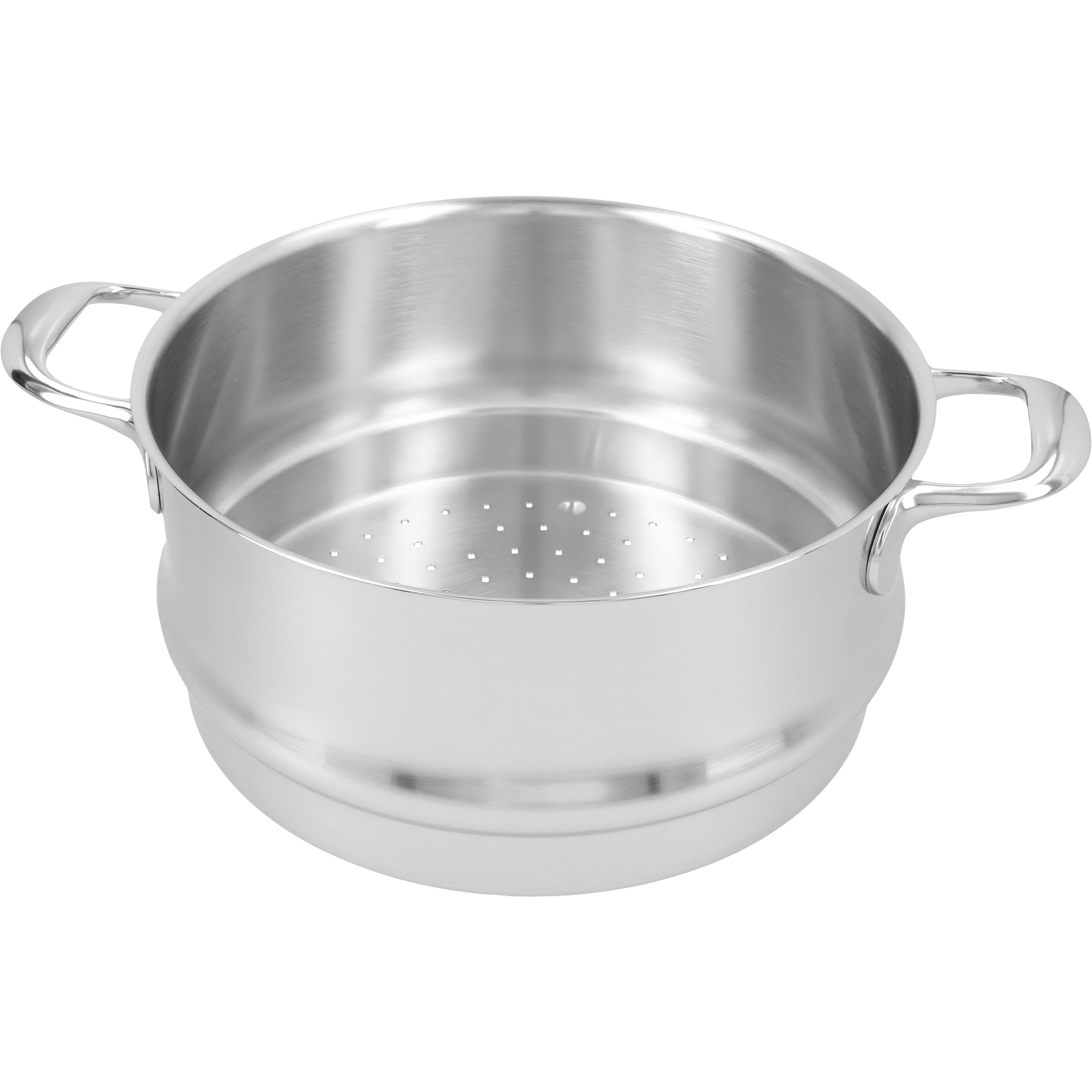 Demeyere Multi-Use Mini Stockpot with Steaming Basket, Stainless Steel