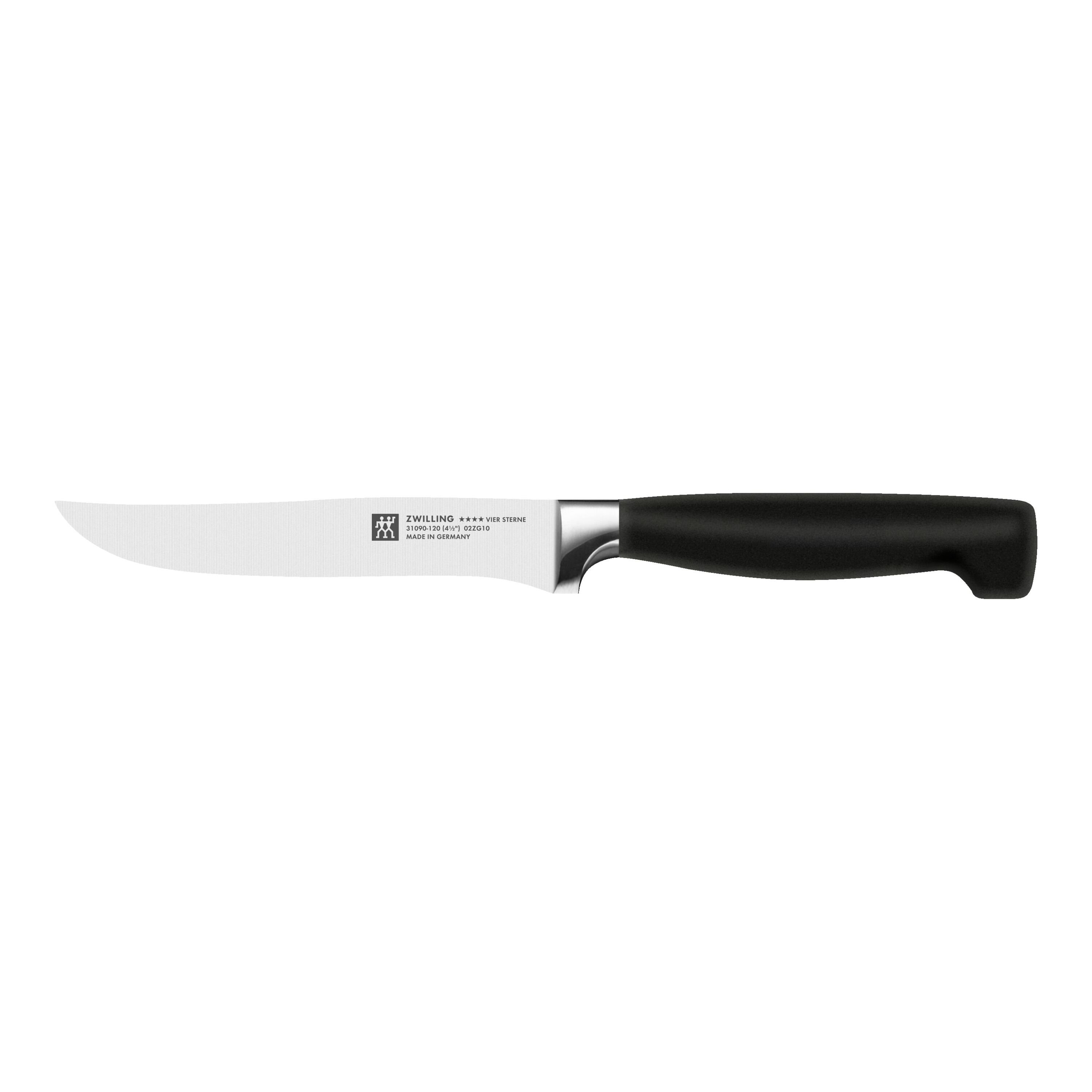ZWILLING Steak Knife Set, 4 pc, black