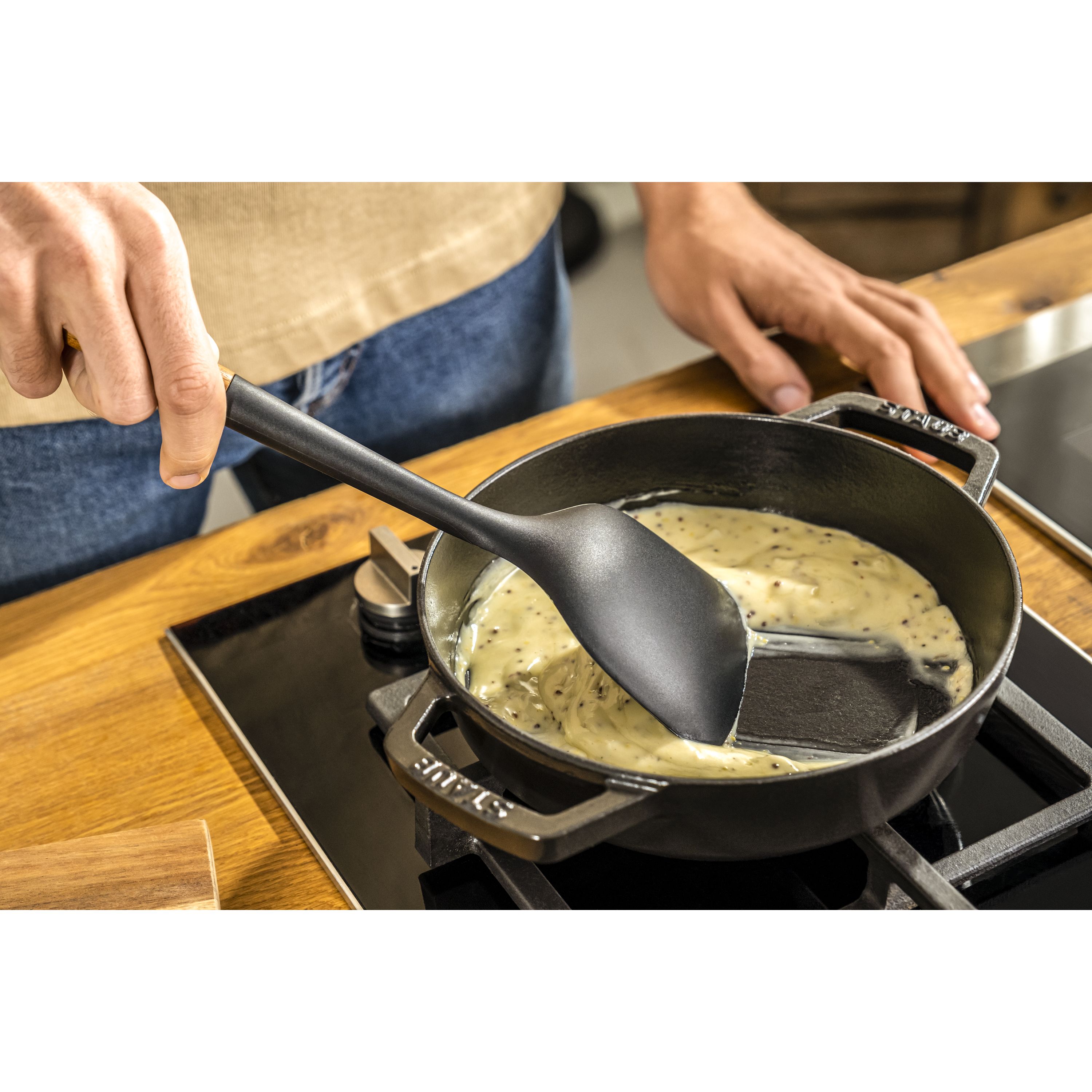 STAUB Wok Spatula, Perfect for Scooping, Flipping, Stirring, and Turning  Stir Fries, One Size, Durab…See more STAUB Wok Spatula, Perfect for  Scooping