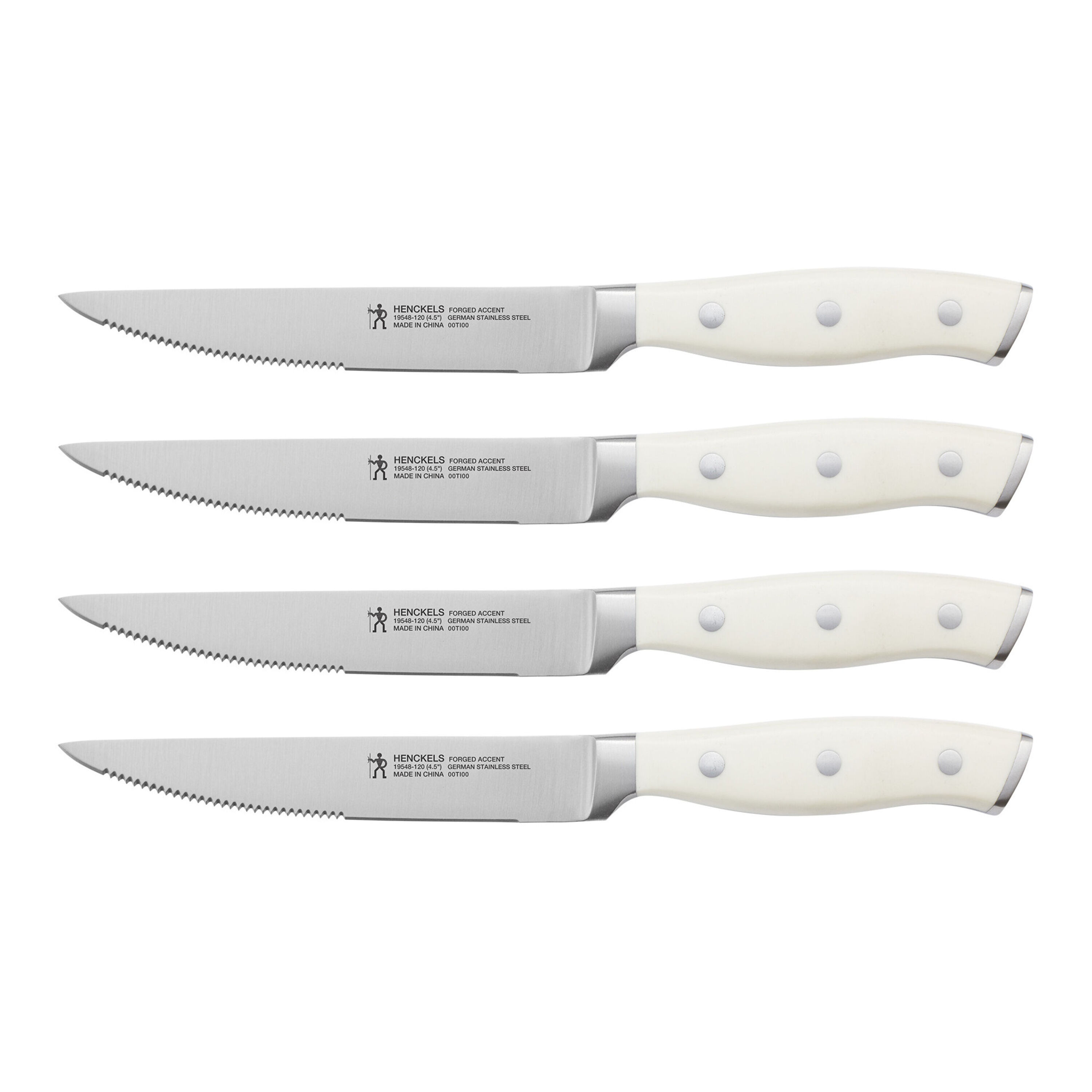 HENCKELS Statement Razor-Sharp 20-Piece White Handle Knife Set, Chef Knife,  Bread Knife, German Engineered Knife Informed by over 100 Years of Mastery
