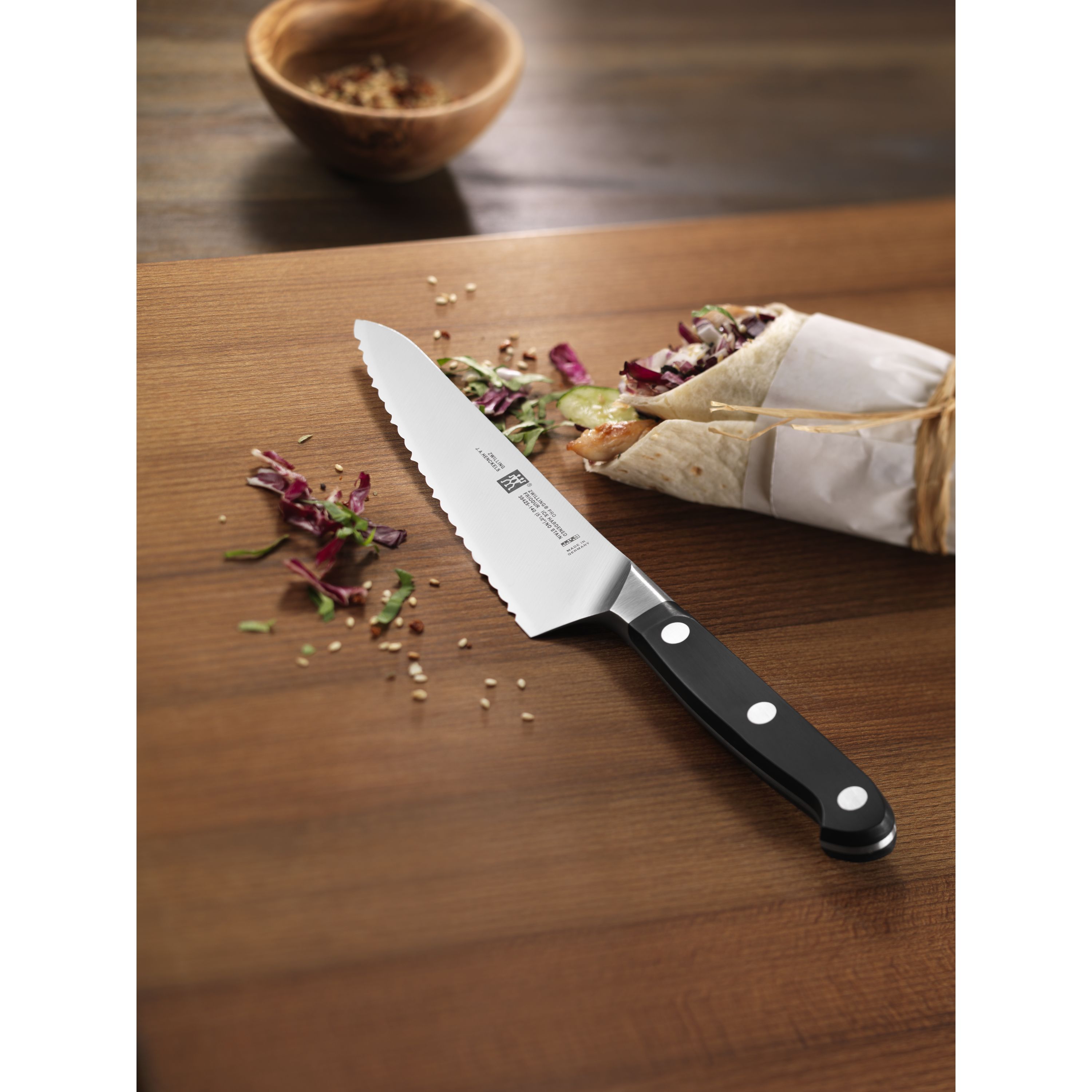 Zwilling Gourmet 5.5 Serrated Prep Knife
