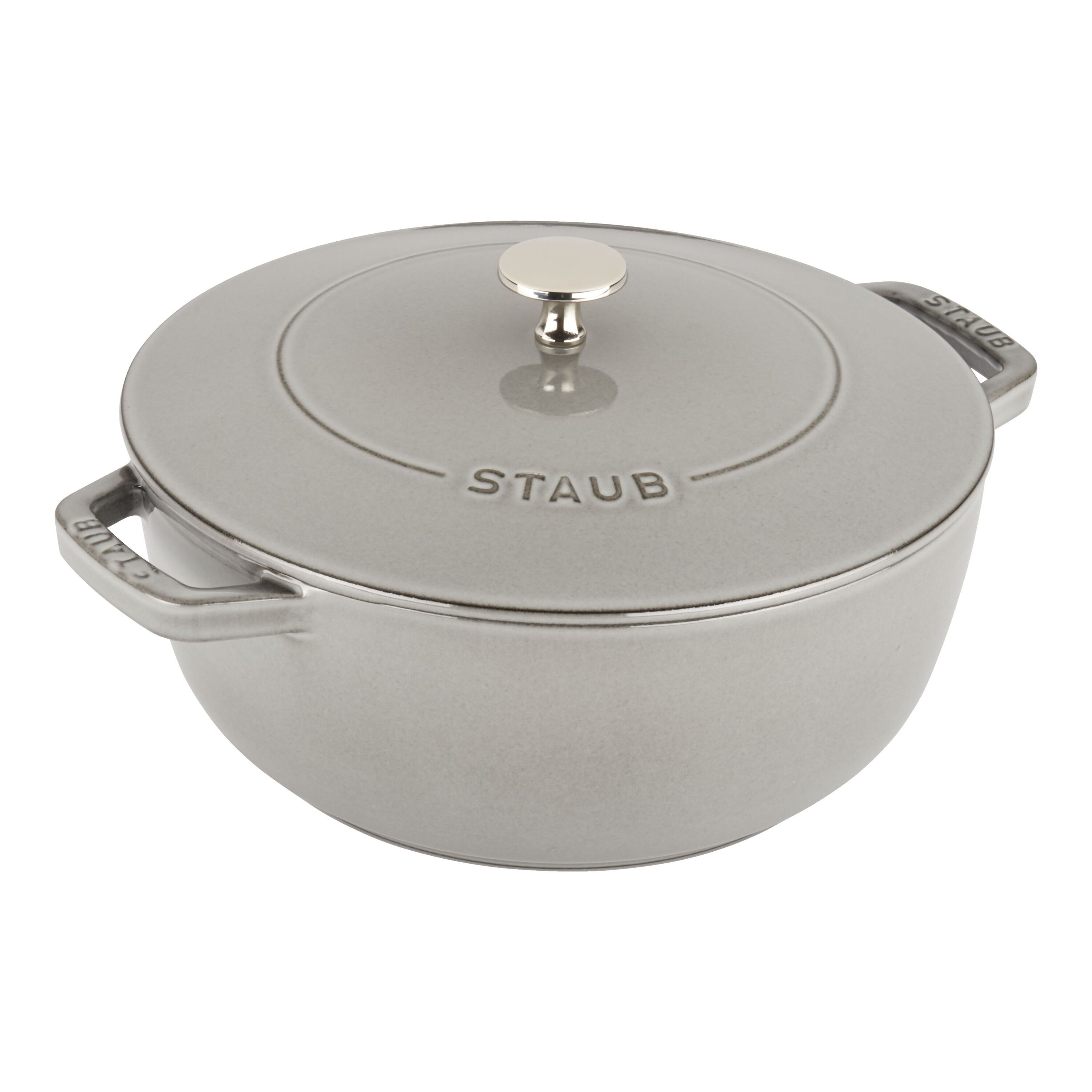 Staub Cast Iron 3.75-qt Essential French Oven - White Truffle, Made in  France