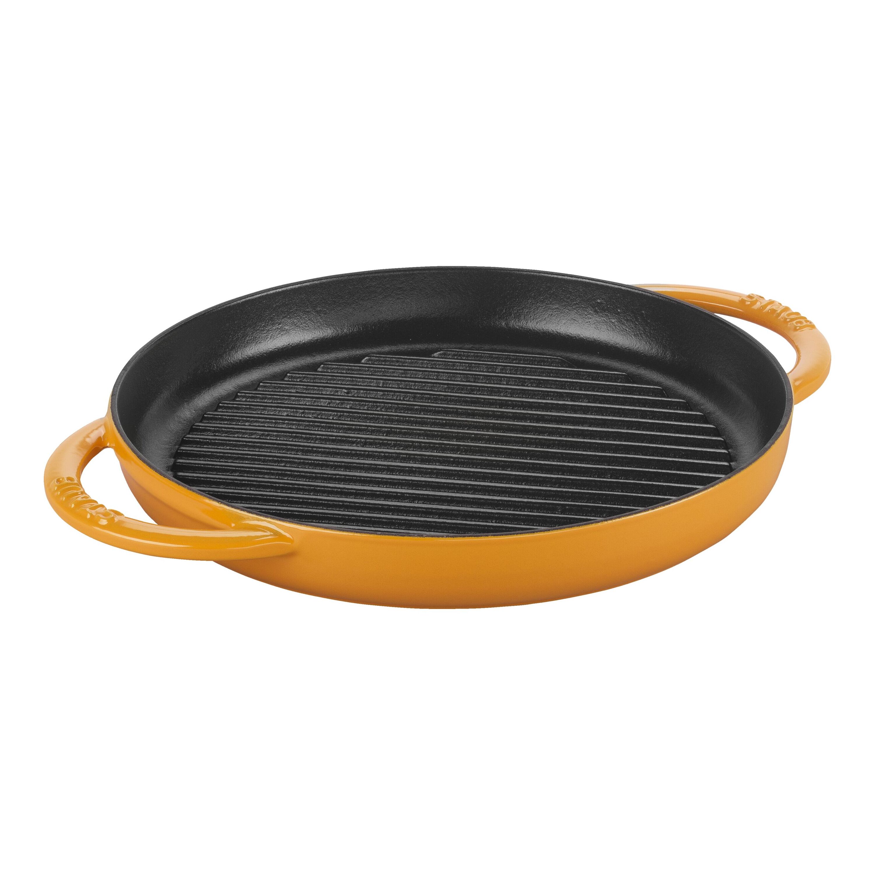 Staub Cast Iron 10-inch Round Double Handle Pure Griddle