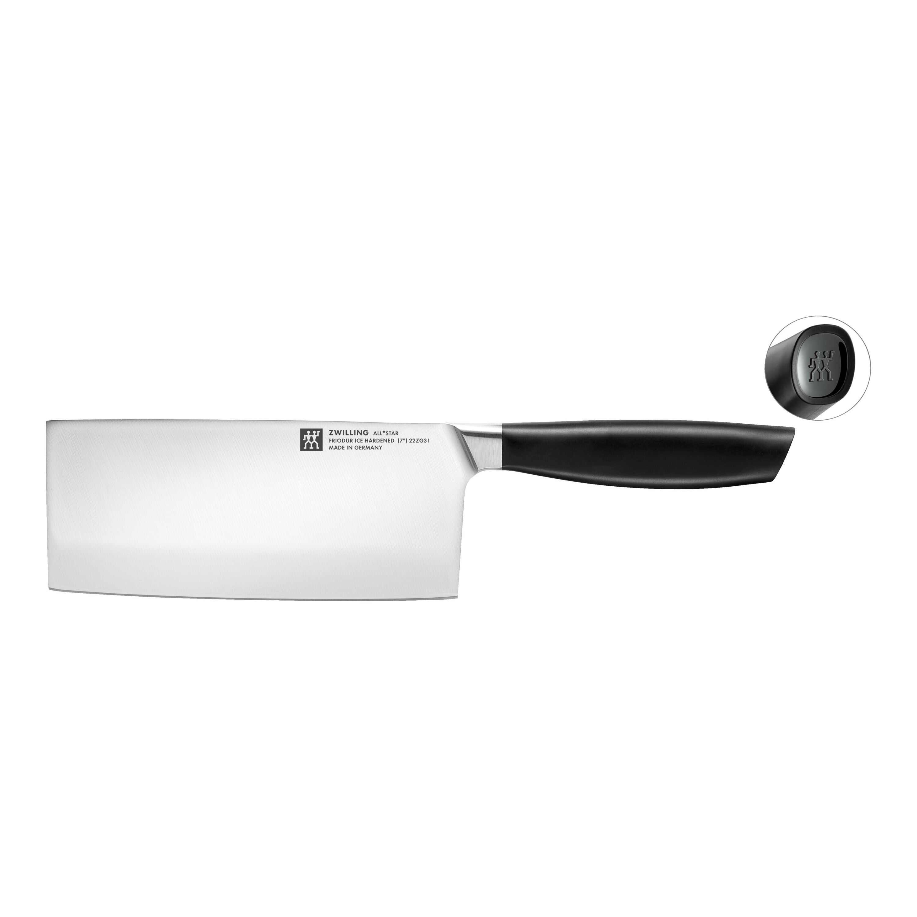 ZWILLING All * Star 7-inch, Chinese Chef's Knife, White