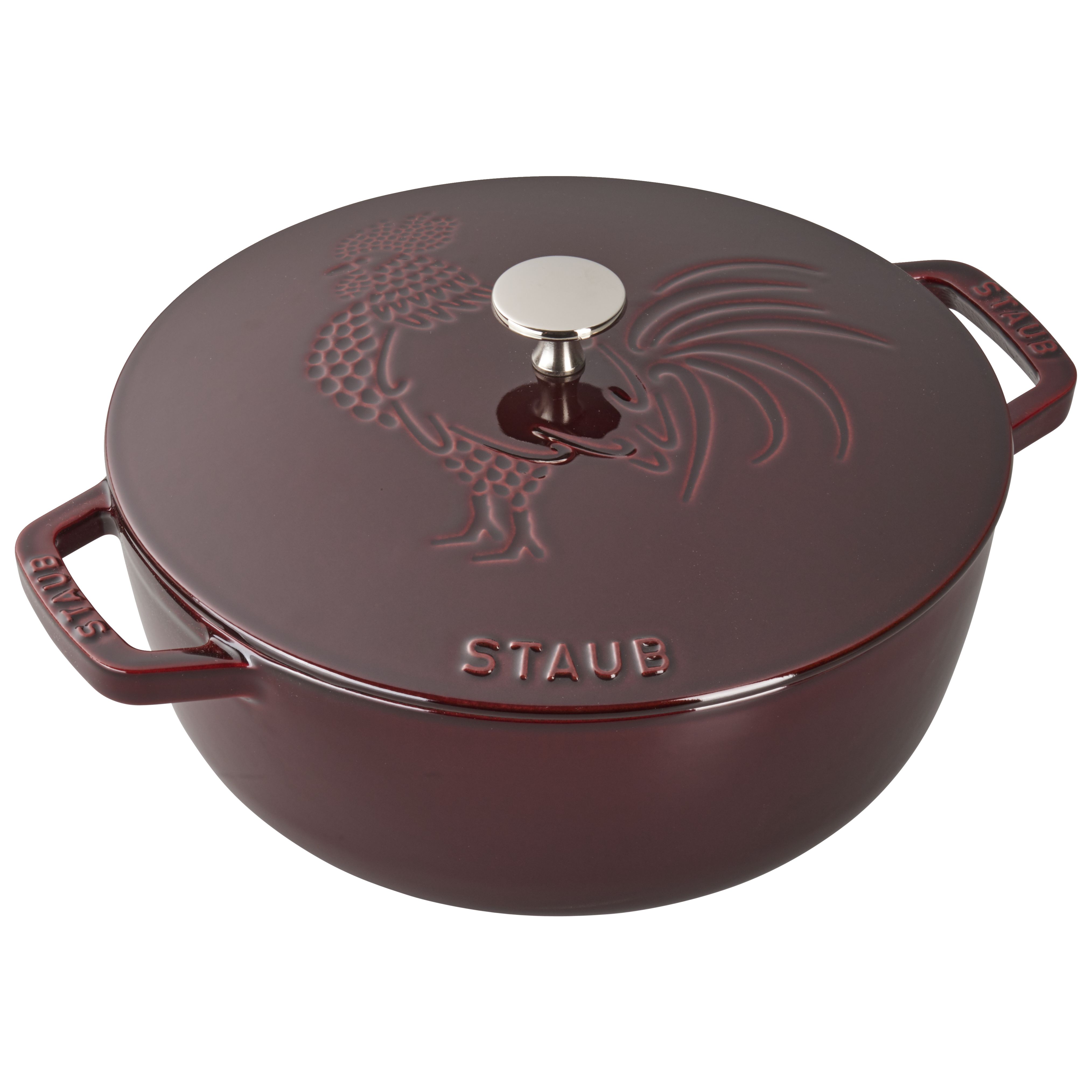Staub Cast Iron Oval Cocotte, Dutch Oven, 5.75-quart, serves 5-6, Made in  France, Grenadine, 5.75-qt - Fry's Food Stores