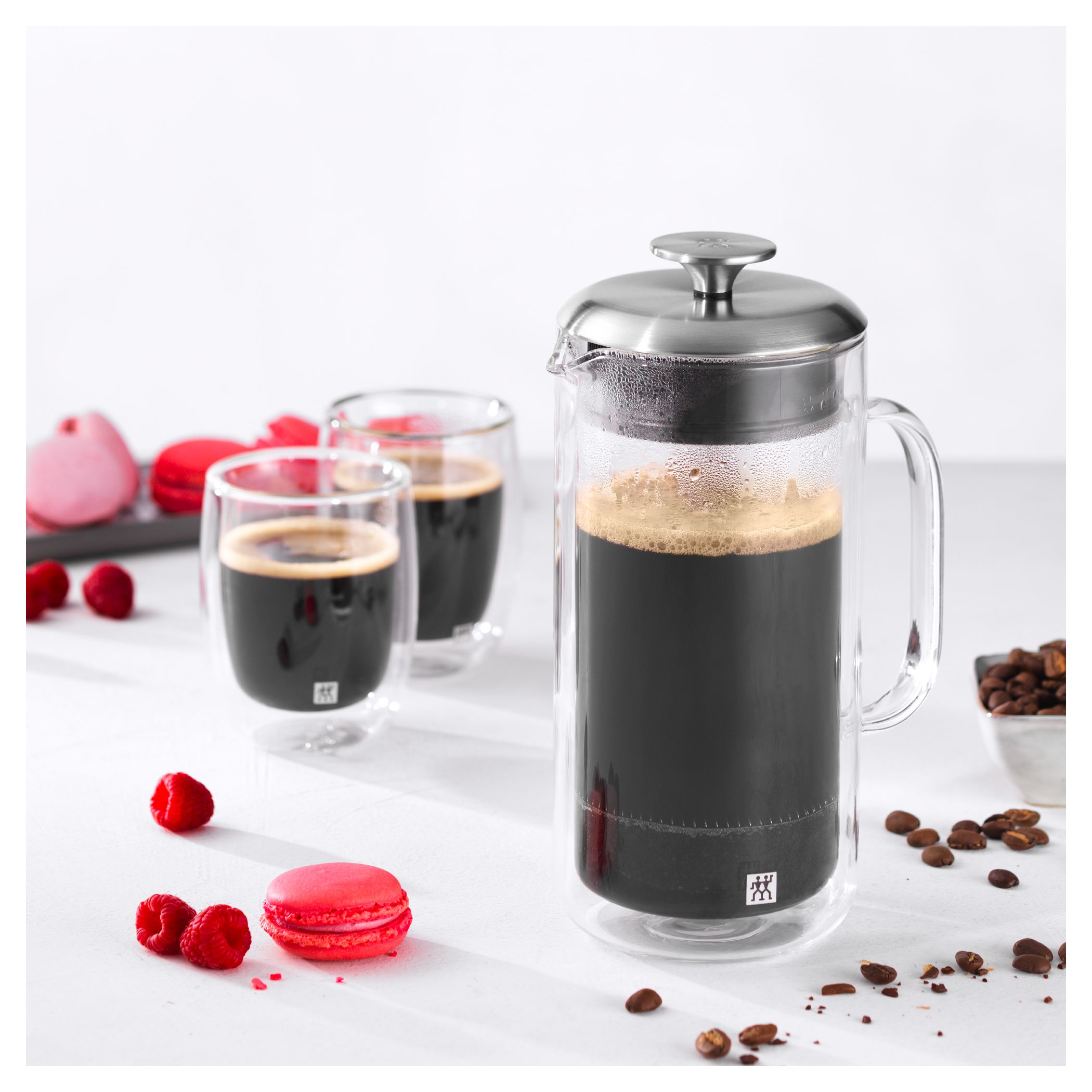 French Press Coffee Maker, Coffee Presses Glass Double Wall