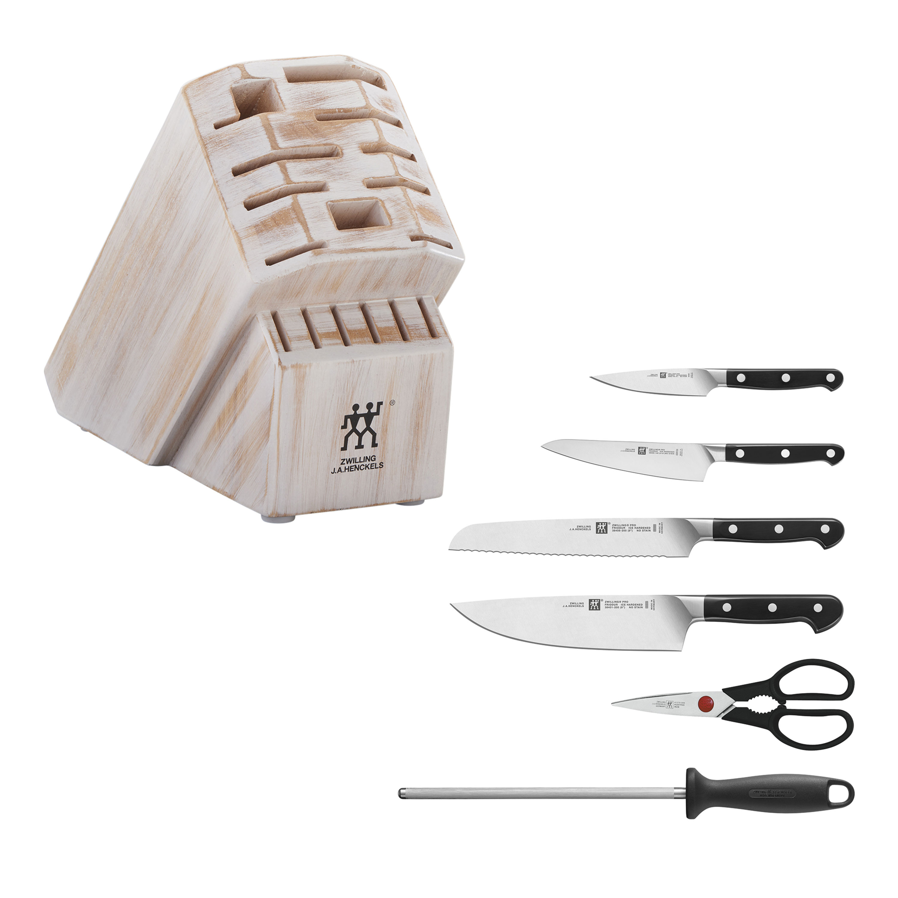 Zwilling Pro 6-Piece Ceramic Knife Block Set – Tanager Housewares