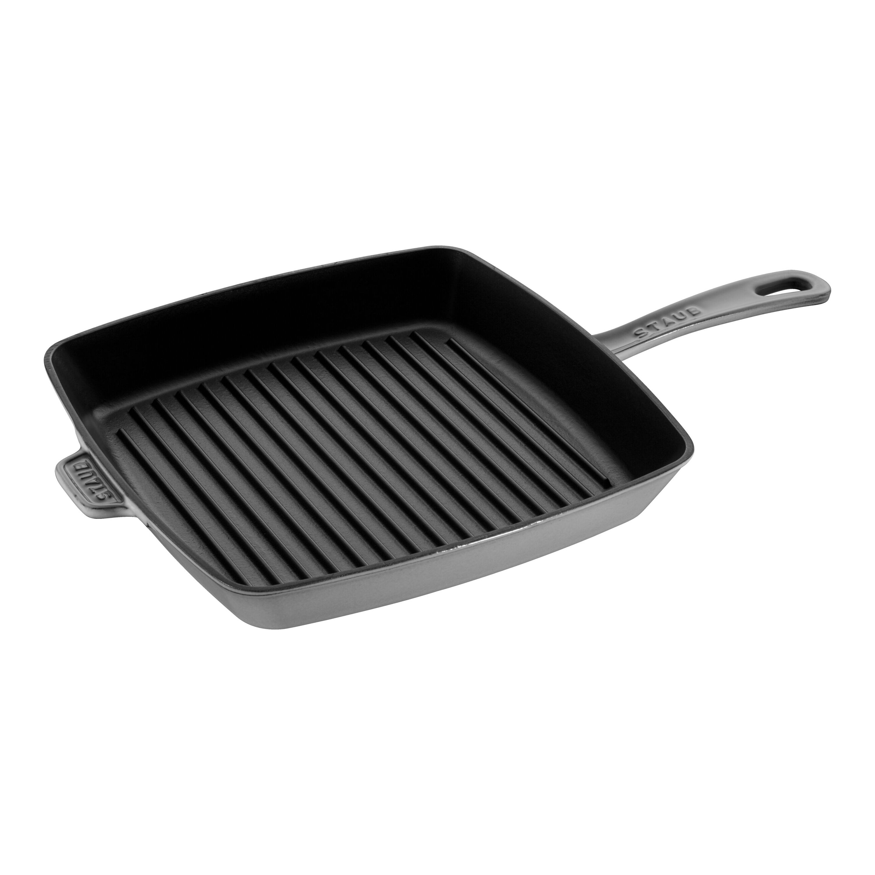 Staub 13 in. Cast Iron Specialty Pan Color: Graphite Gray