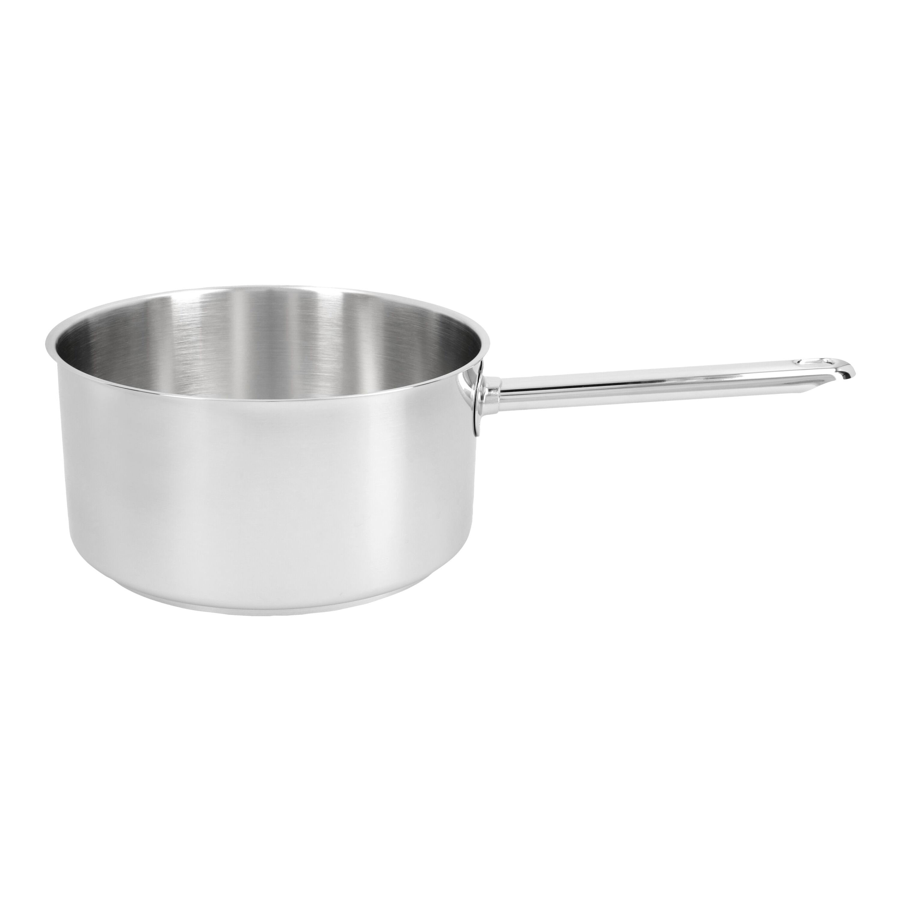 Apollo 7 Casserole Basse Inox avec Couvercle en Verre 24 cm