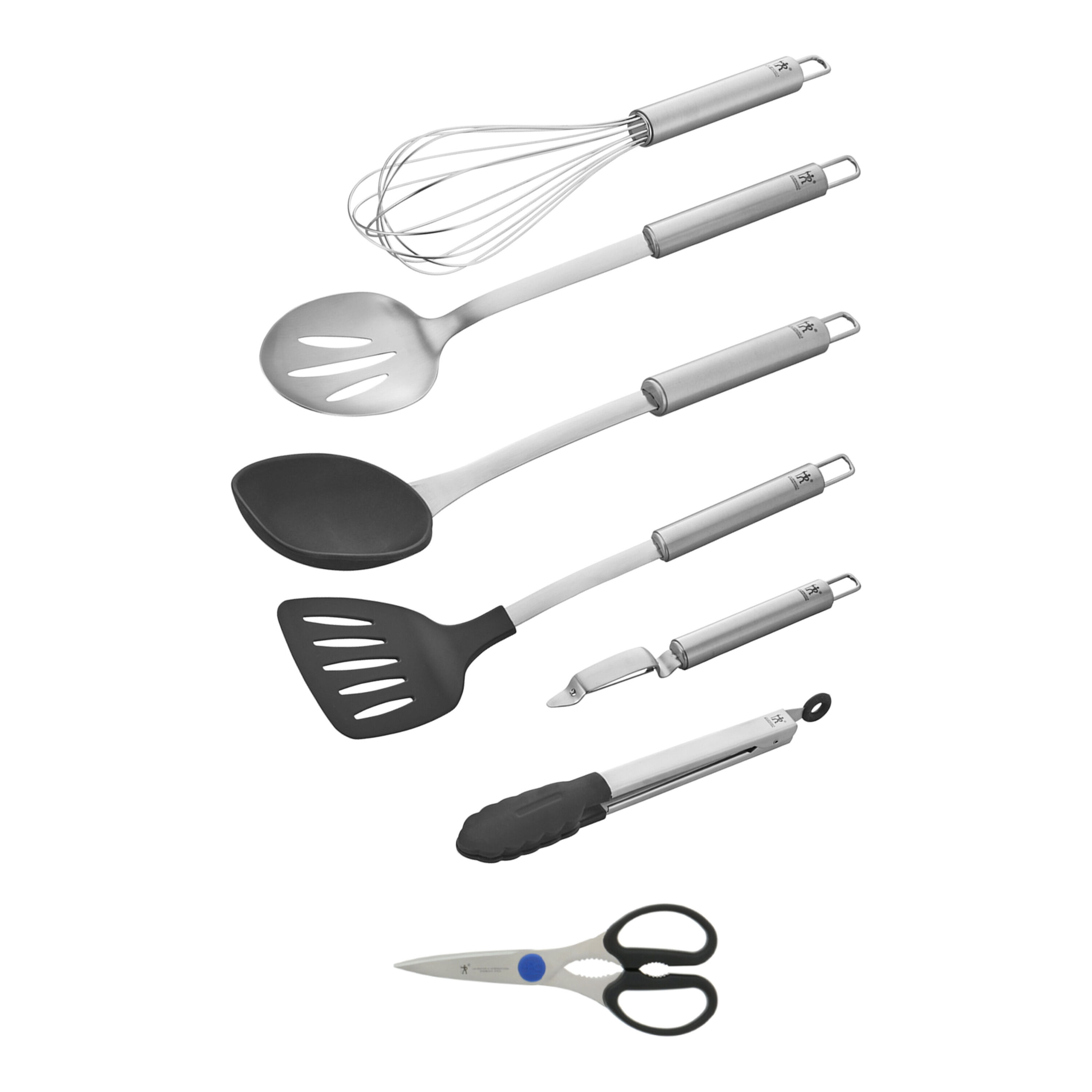 Culinary Edge Better Quality Nylon Solid Spoons with Stainless Steel Handle  Inserts