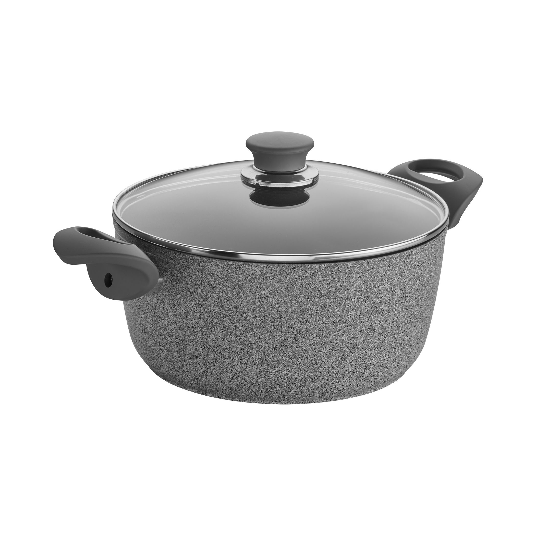  BALLARINI Parma by HENCKELS 4.8-qt Nonstick Dutch Oven with  Lid, Made in Italy, Durable and Easy to clean,Granite: Home & Kitchen
