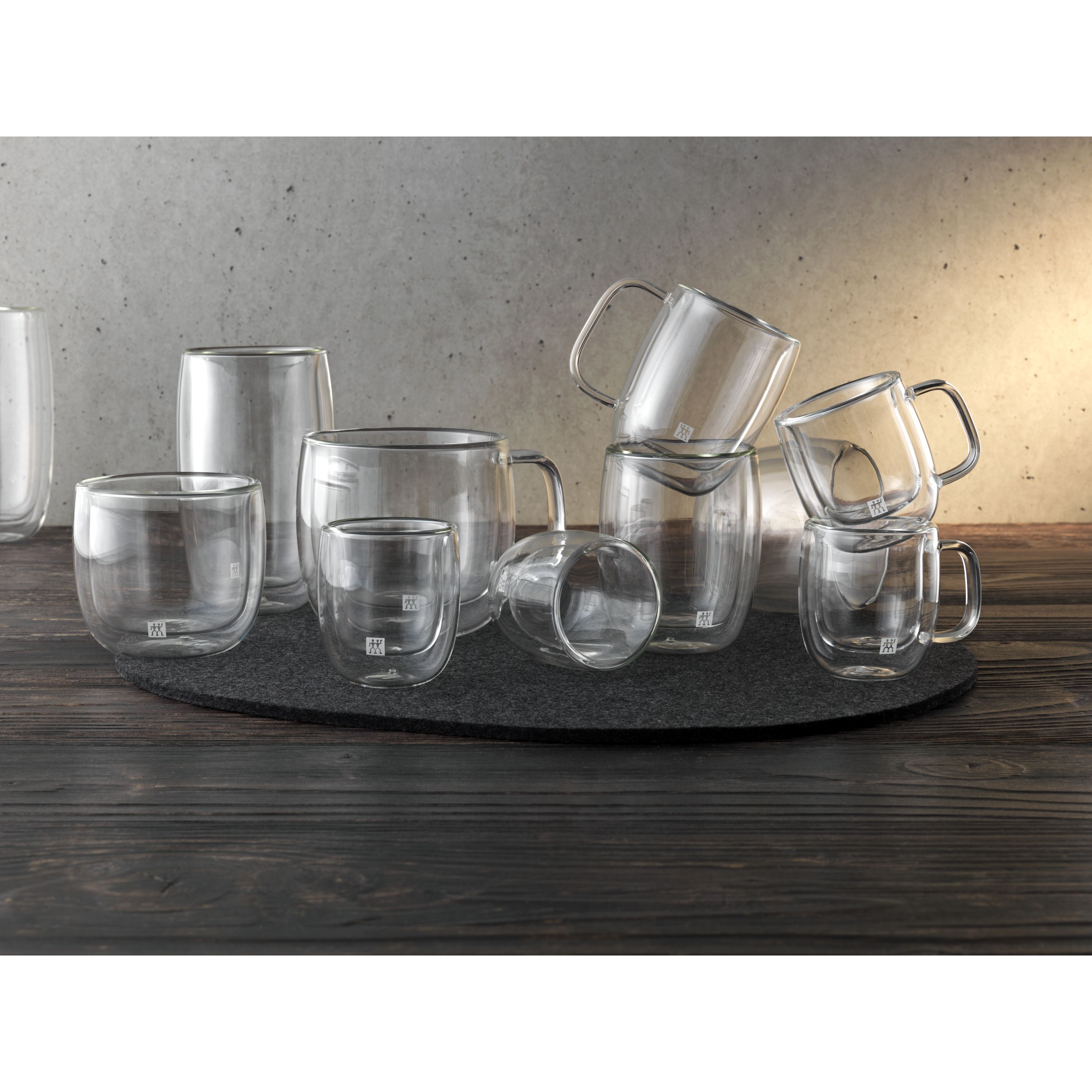 Sorrento - Double-Wall Glass Espresso Mug Set of 2 – Kitchen Store & More
