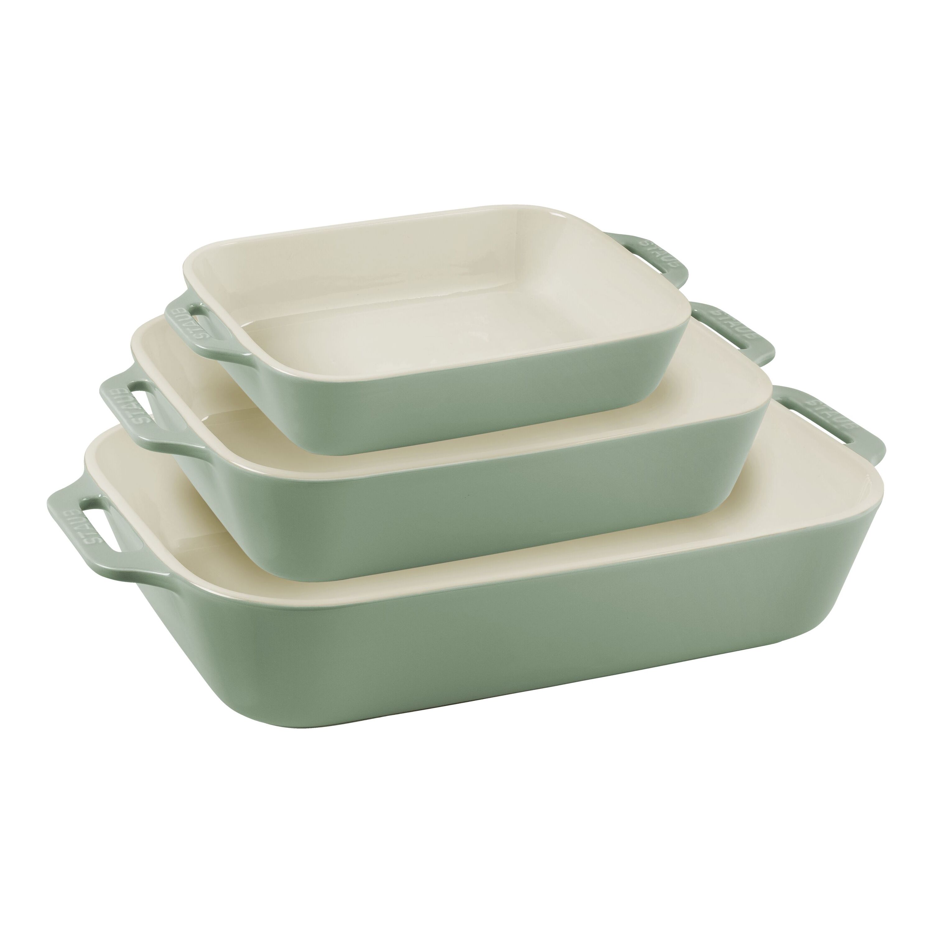 Buy Staub Ceramic - Rectangular Baking Dishes/ Gratins Ovenware set ...