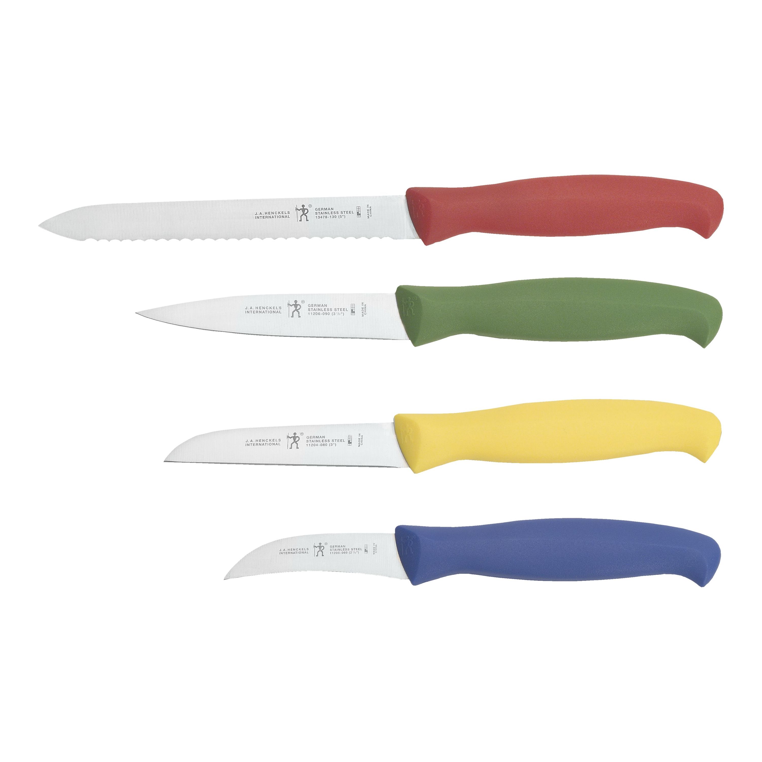 Henckels Paring Knives 4-pc, Paring Knife Set - Multi-Colored