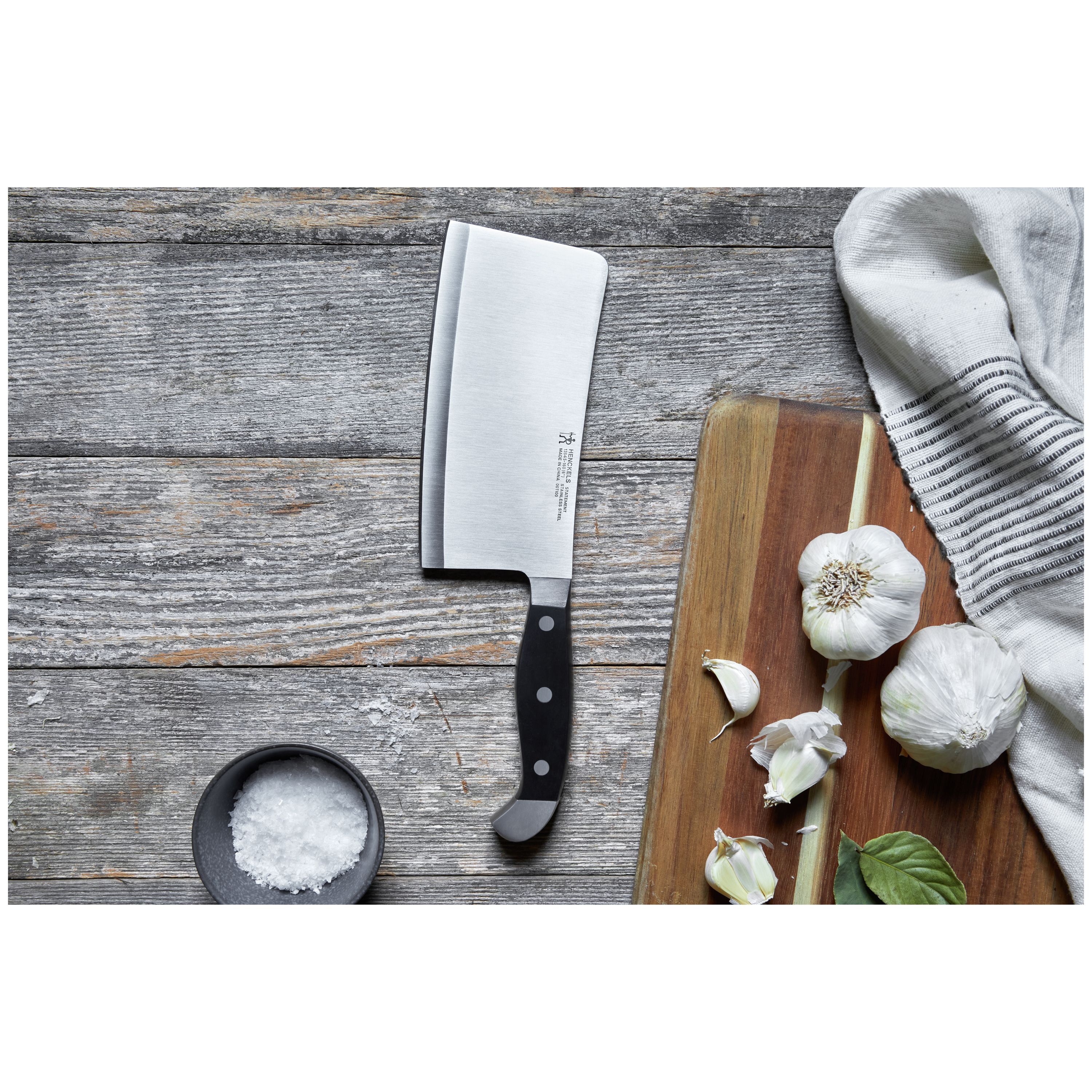  ZWILLING HENCKELS Classic Razor-Sharp 6-inch Meat Cleaver  Knife, German Engineered Informed by 100+ Years of Mastery, Black/Stainless  Steel : Home & Kitchen