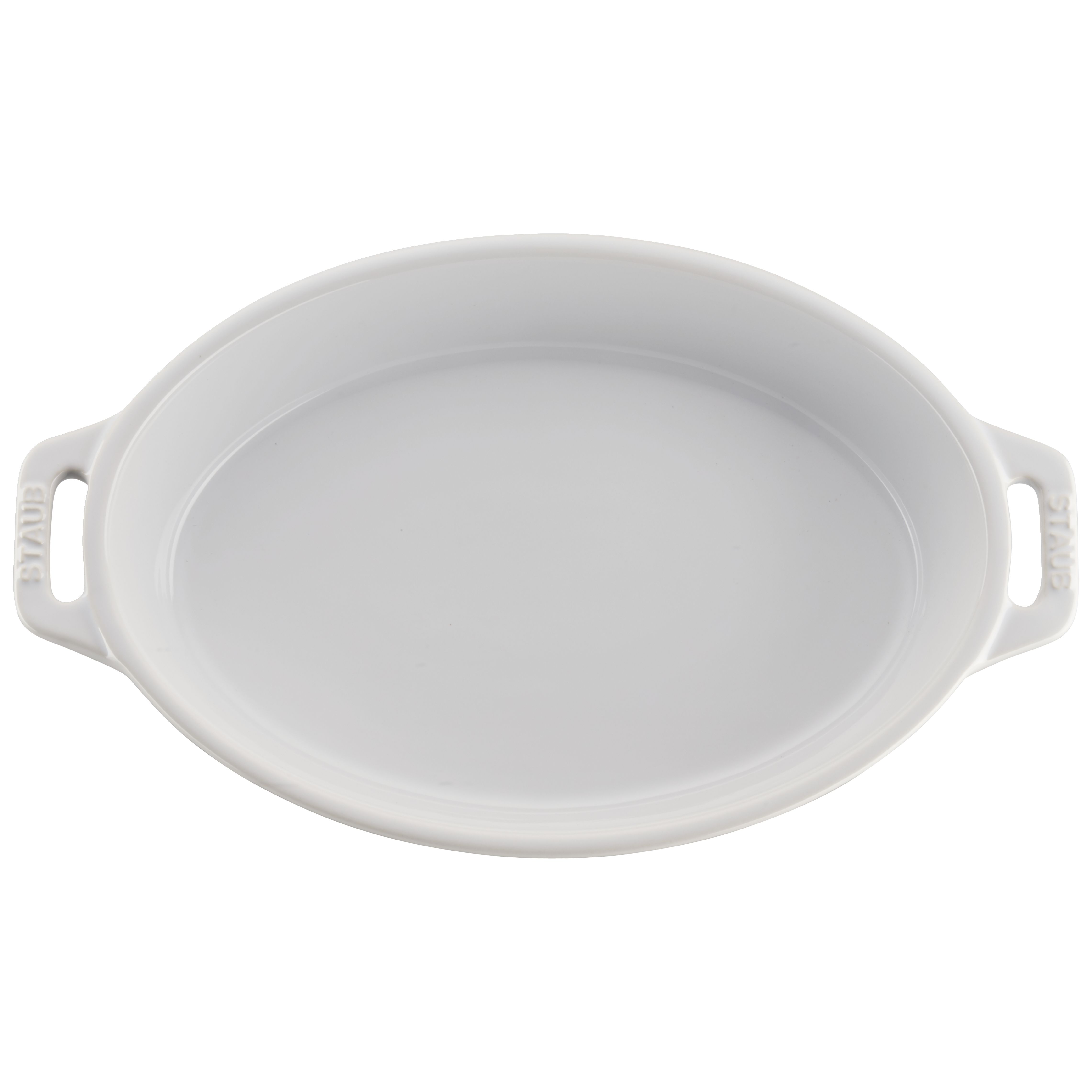 Staub Ceramic - Oval Baking Dishes/ Gratins 2-pc, Oval, Dish Set, Cherry