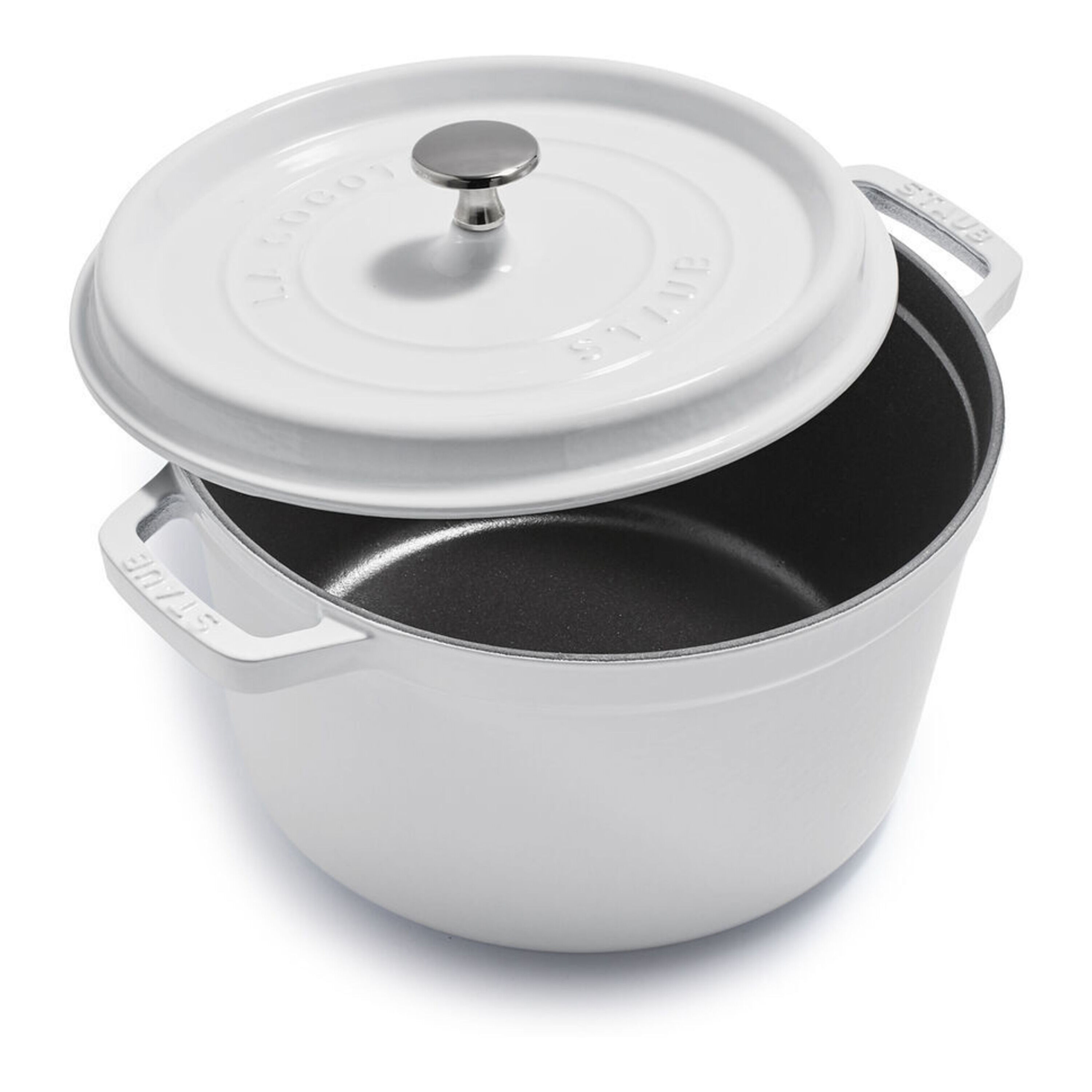 Staub Cast Iron Dutch Oven 5-qt Tall Cocotte, Made in France, Serves 5-6,  Graphite 