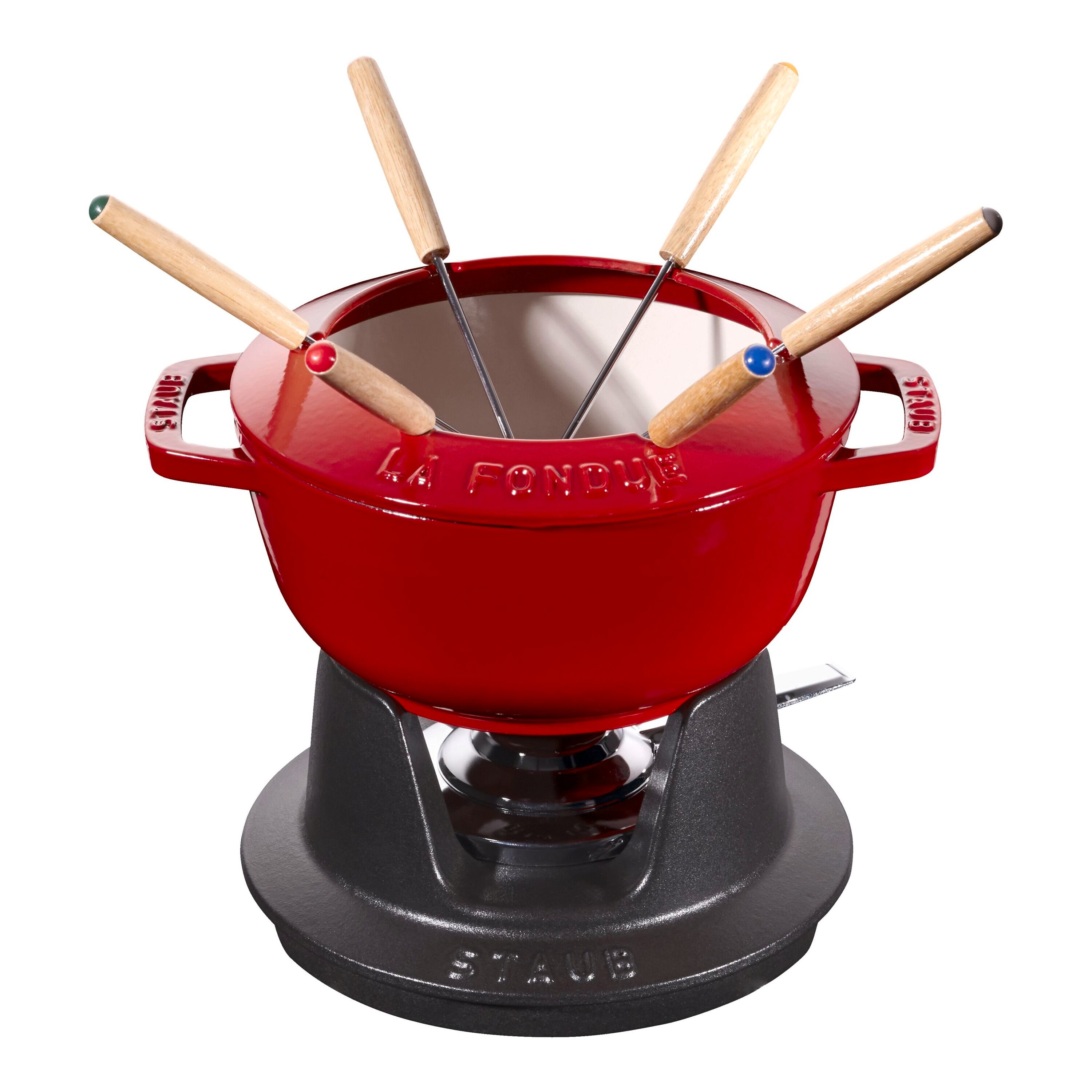 Staub Fondue Set 18 cm, KirschRot Offizieller ZWILLING Shop