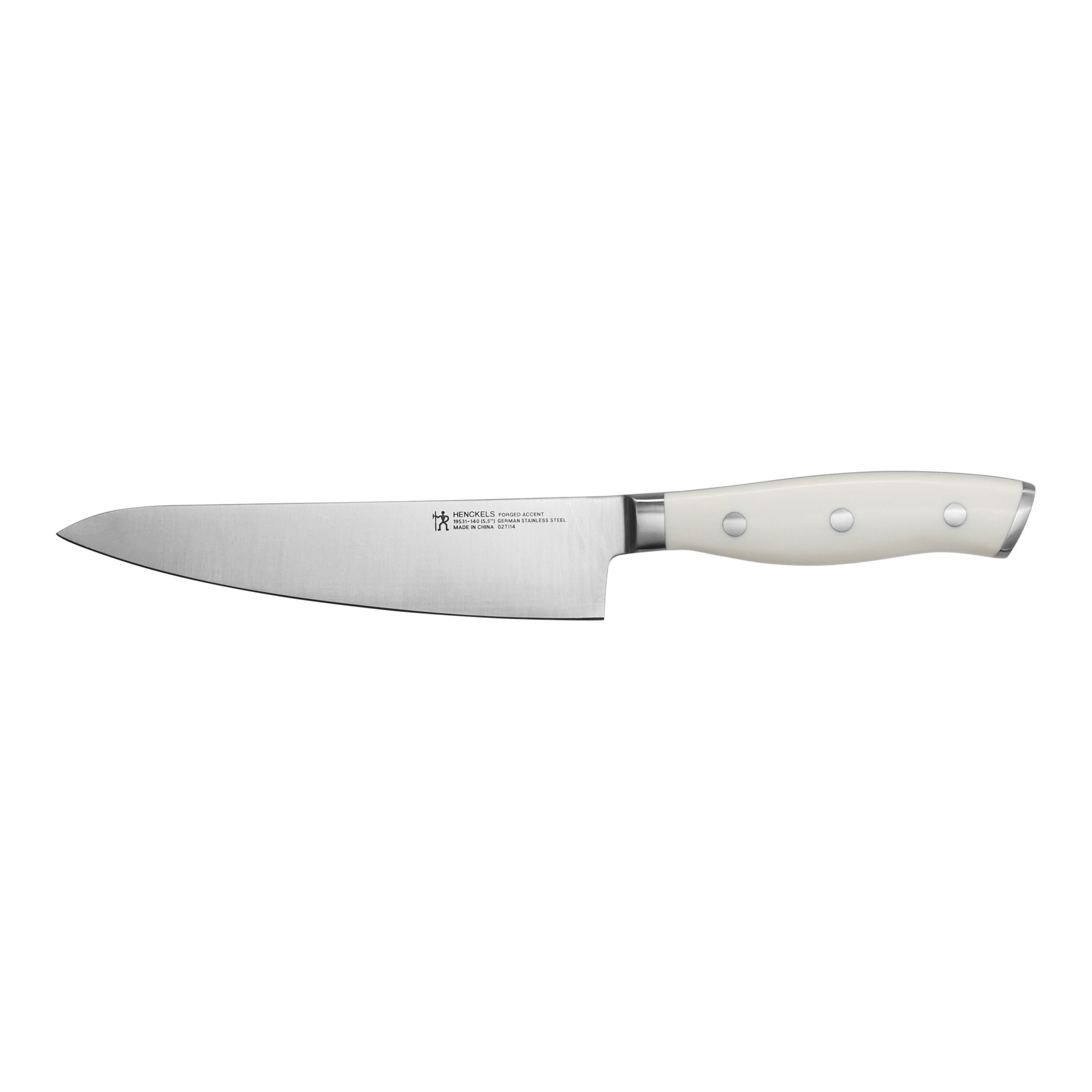 Henckels Forged Accent 8-inch Chef's Knife - White Handle