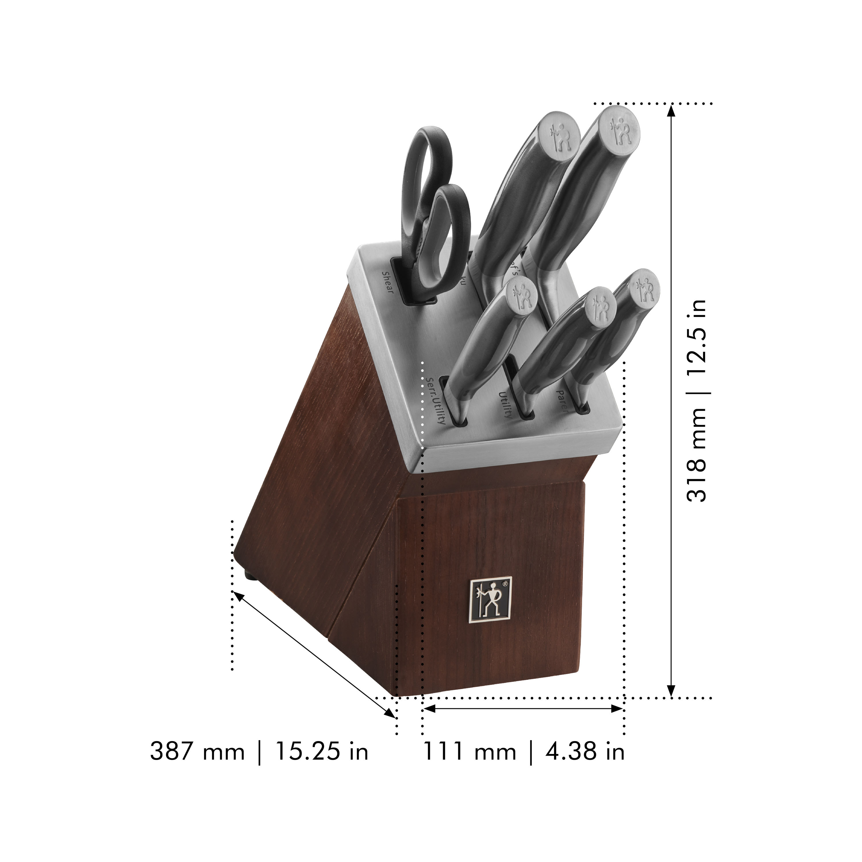 Henckels Solution 7-PC Self-Sharpening Knife Block Set