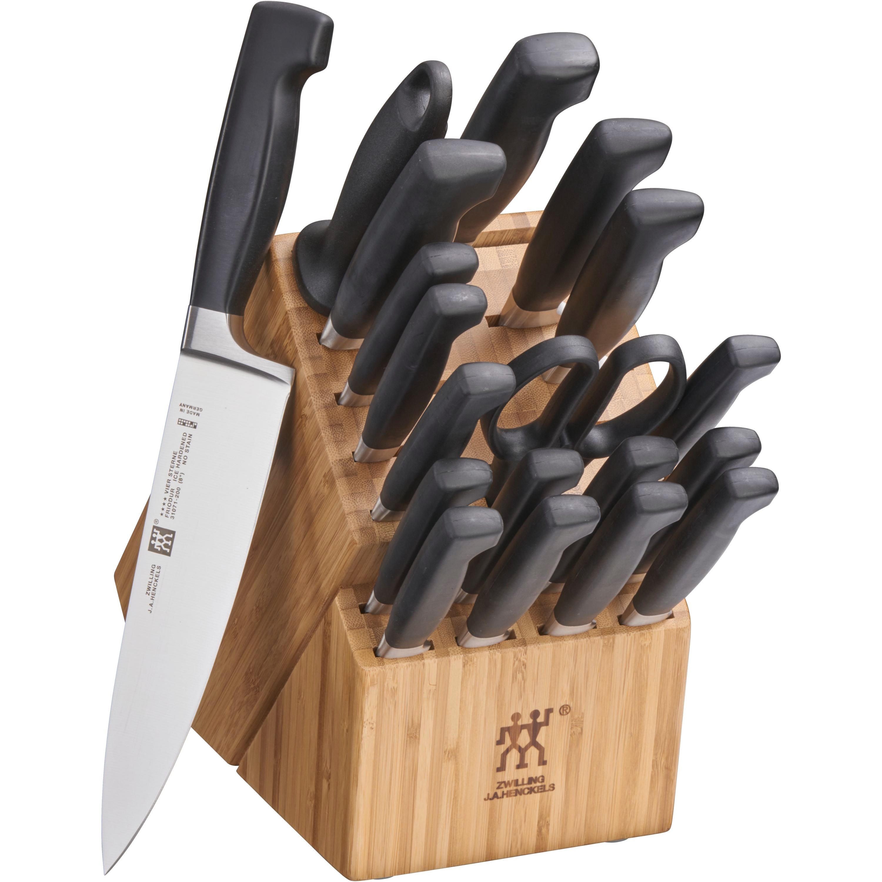 ZWILLING Four Star 20-pc, Knife block set, natural ZWILLING