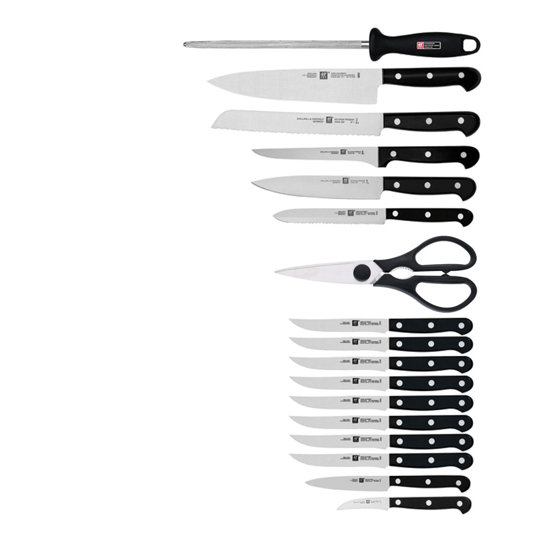 18pcs/set, Knives Set, Kitchen Knife Set With Block, Germany High Carbon  Stainless Steel Chef Knife And Block Set, Knives Set For Kitchen With  Sharpen