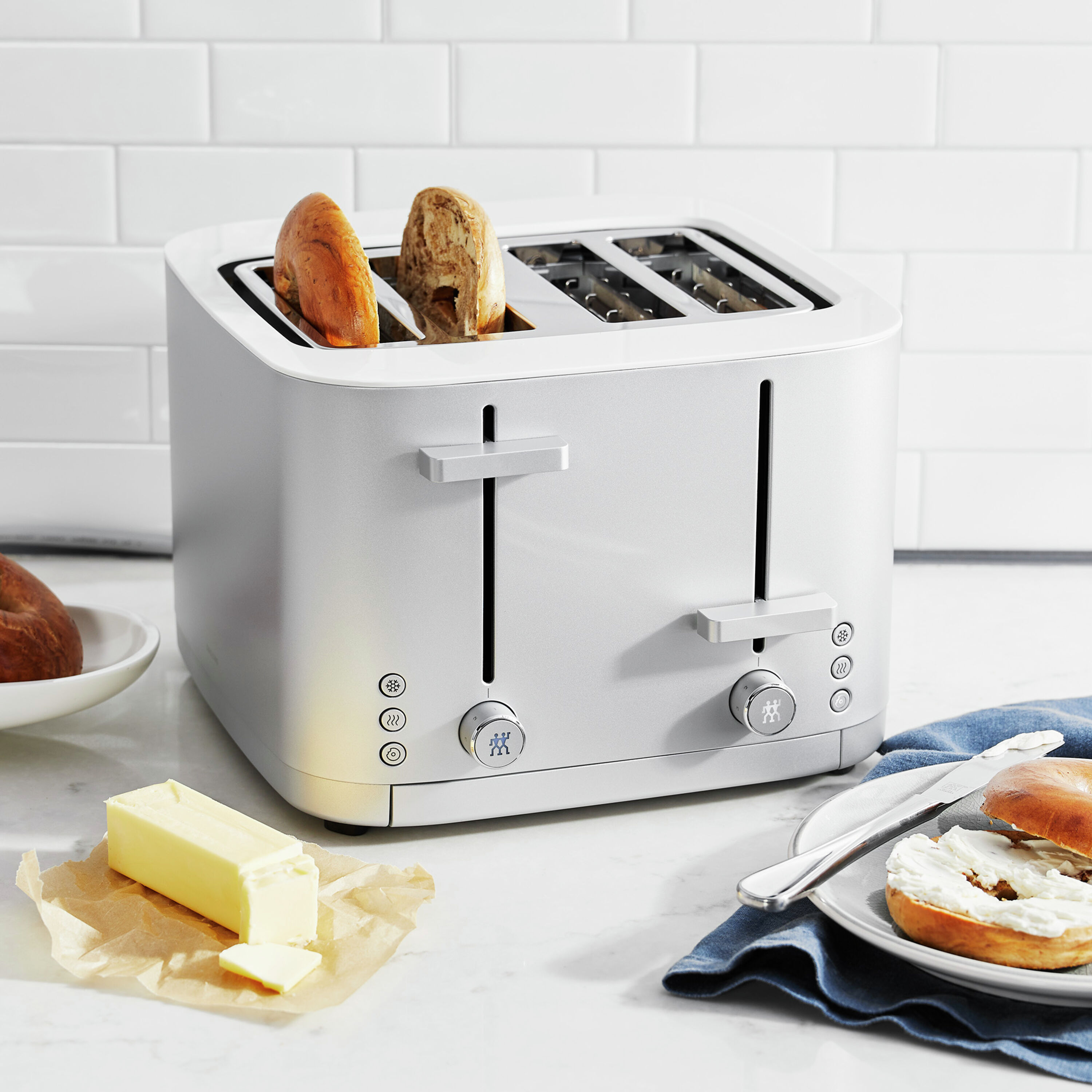ZWILLING Enfinigy 4 short slots Toaster silver