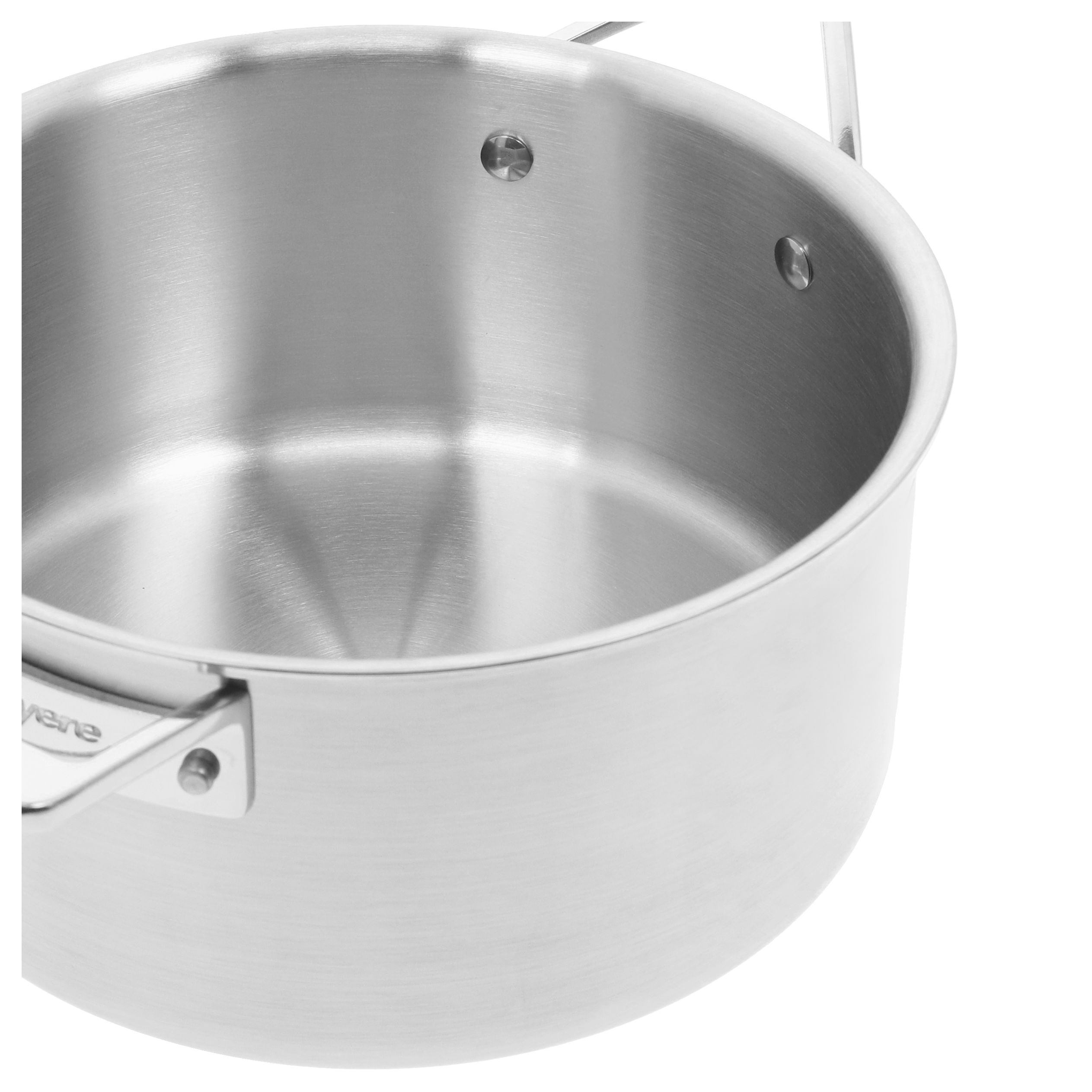 Demeyere Essential 5-Ply 4-Qt Stainless Steel Saucepan With Lid