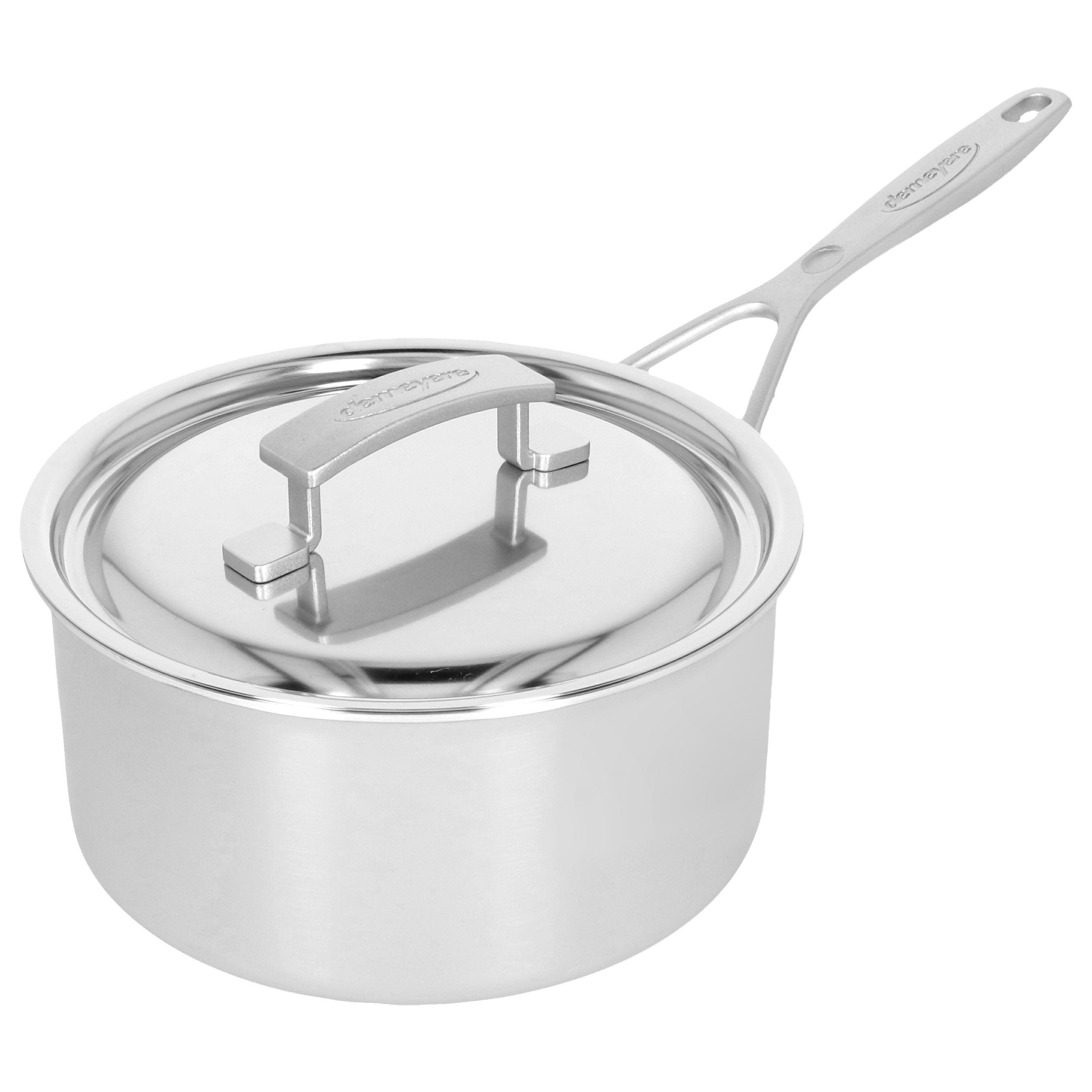 Demeyere Industry 5-Ply Sauté Pan, 3QT, Made in Belgium, Stainless