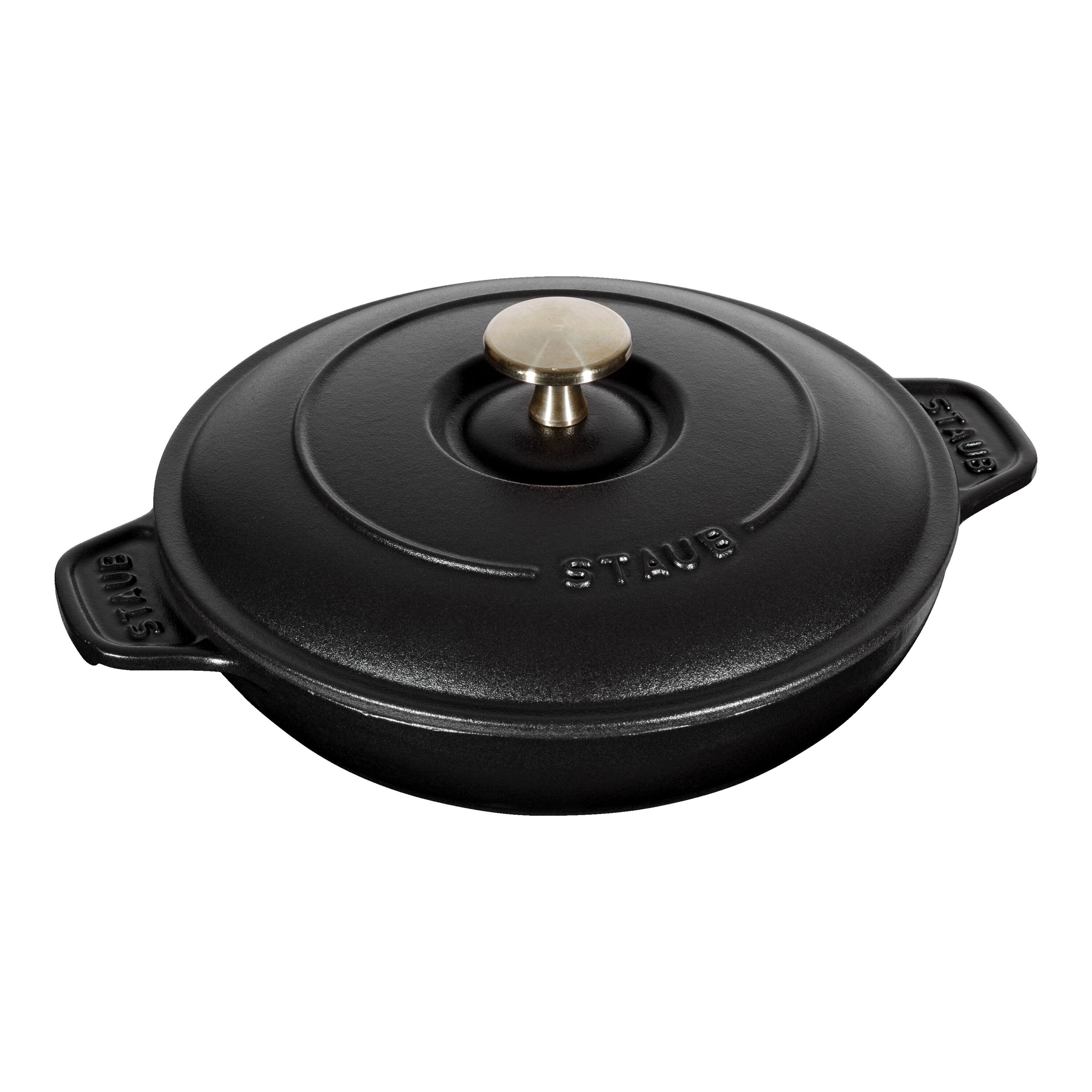 Staub Cast Iron - Baking Dishes & Roasters 8-inch, round, Covered Baking  Dish with Lid, black matte
