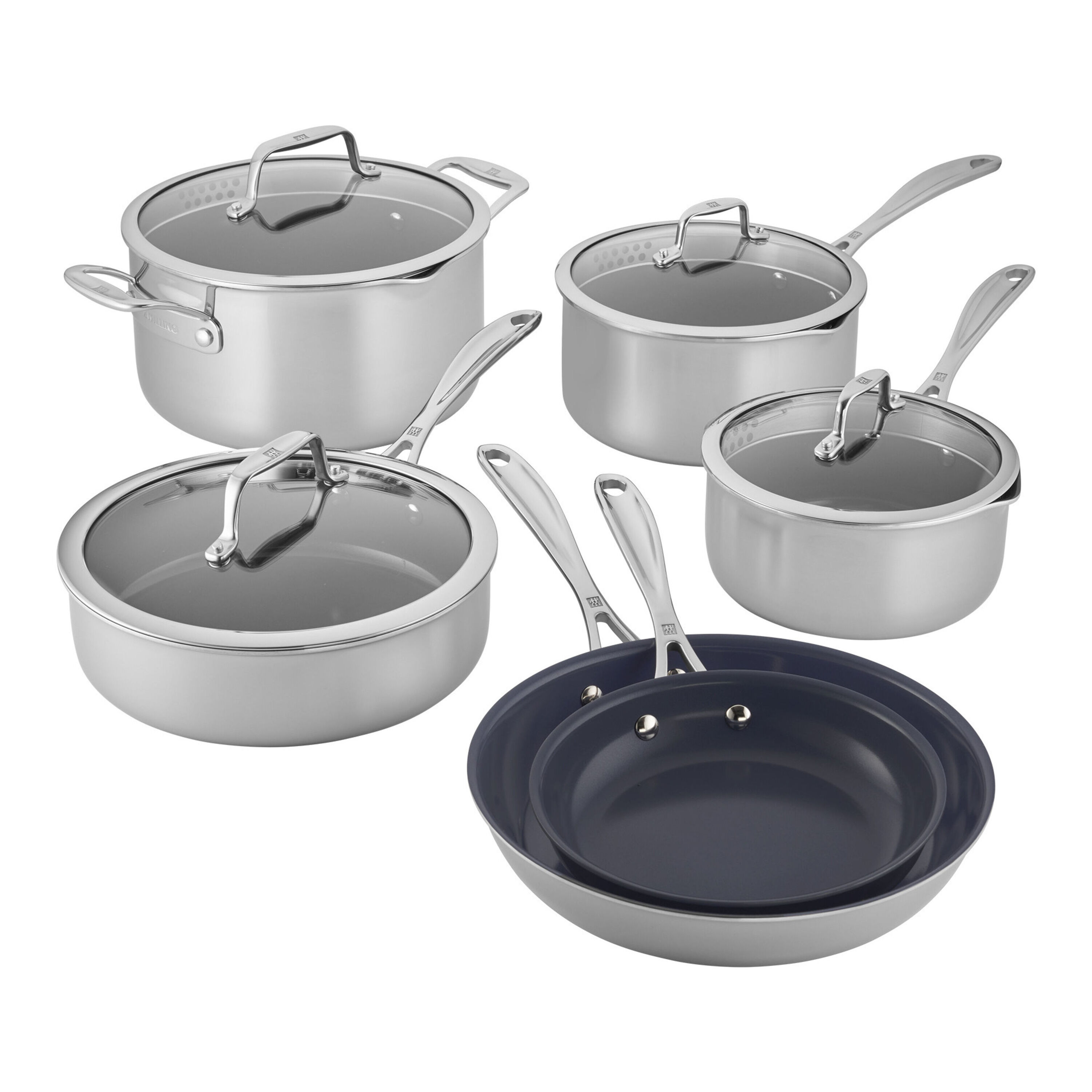 ZWILLING J.A. Henckels VistaClad 5-piece Stainless Steel Cookware Set