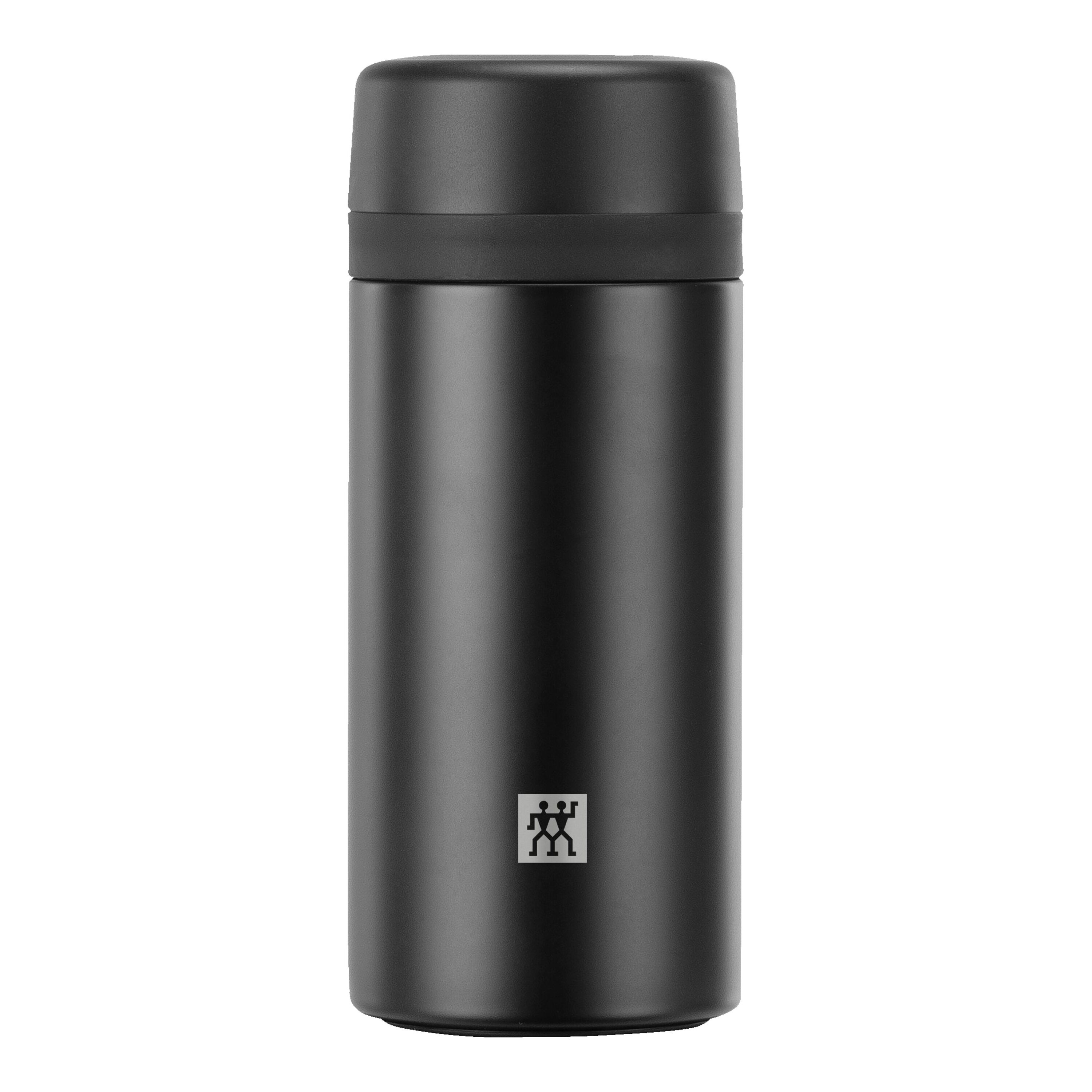 white thermo flask