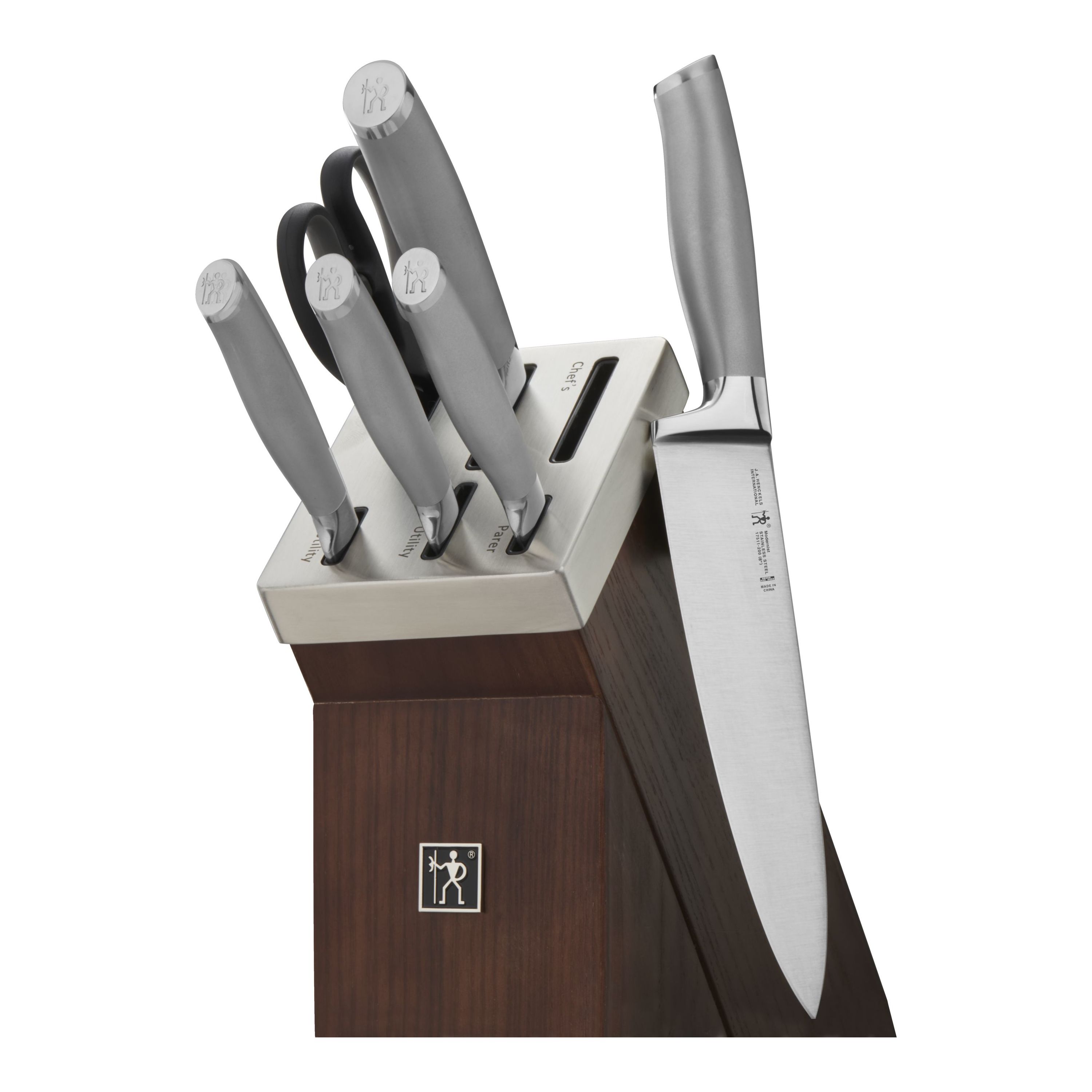 Henckels Solution 7-pc Self-Sharpening Knife Block Set, 7-pc - Foods Co.