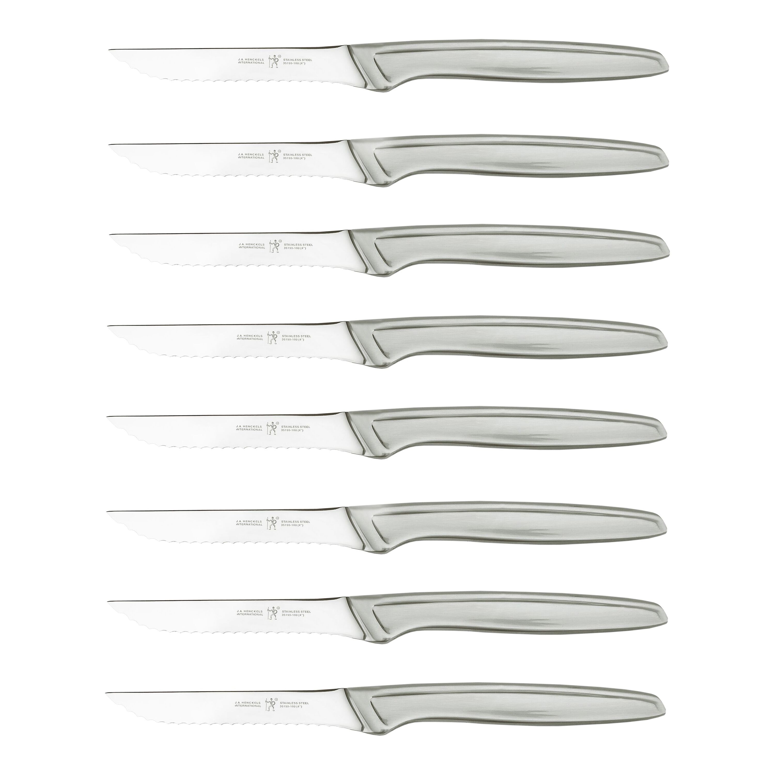 ZWILLING Razor-Sharp Steak Knives set of 8, German Engineered Informed by  290+ Years of Mastery, Silver