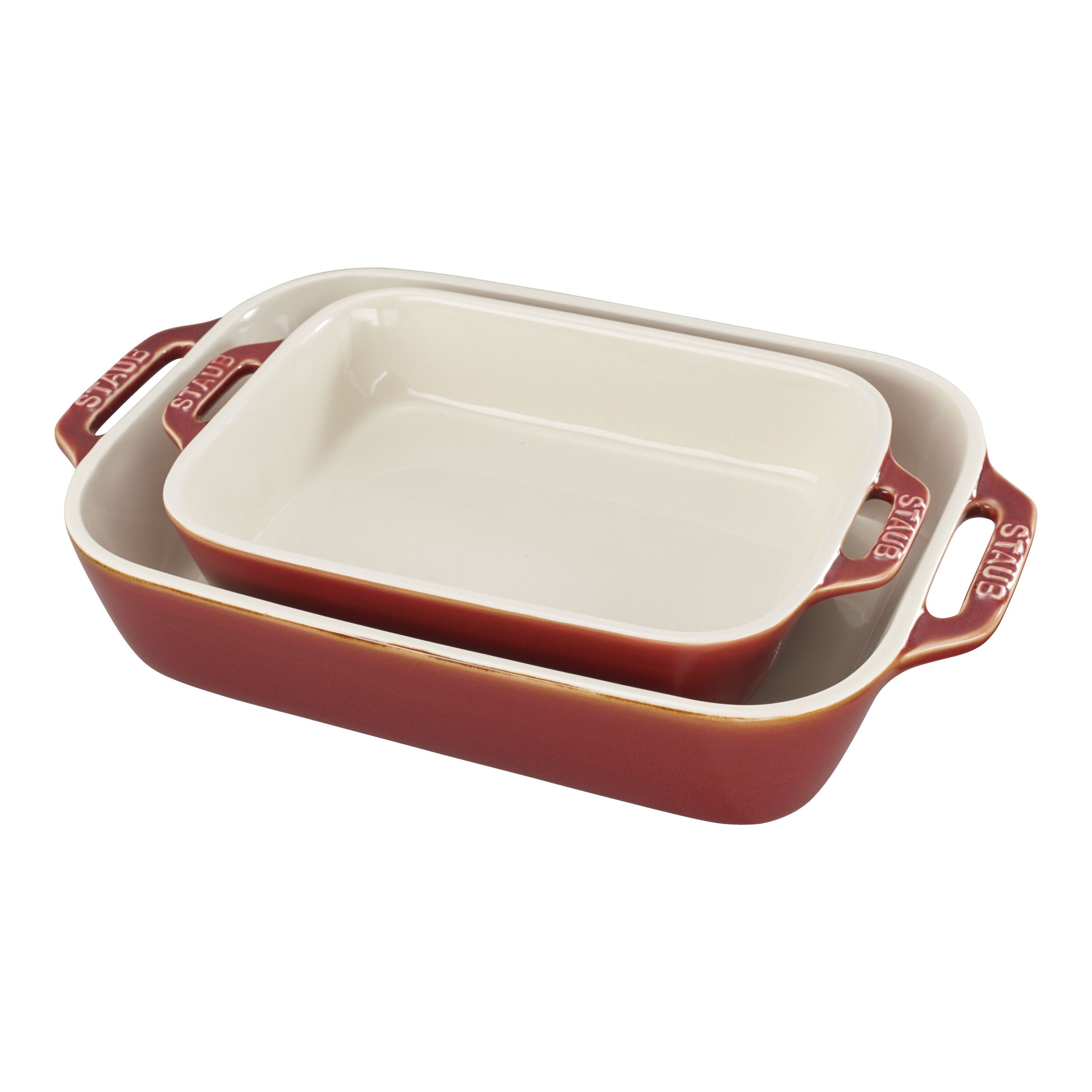 Destination Holiday Basket Weave Ceramic Casserole Dish with Lid - Shop  Pans & Dishes at H-E-B