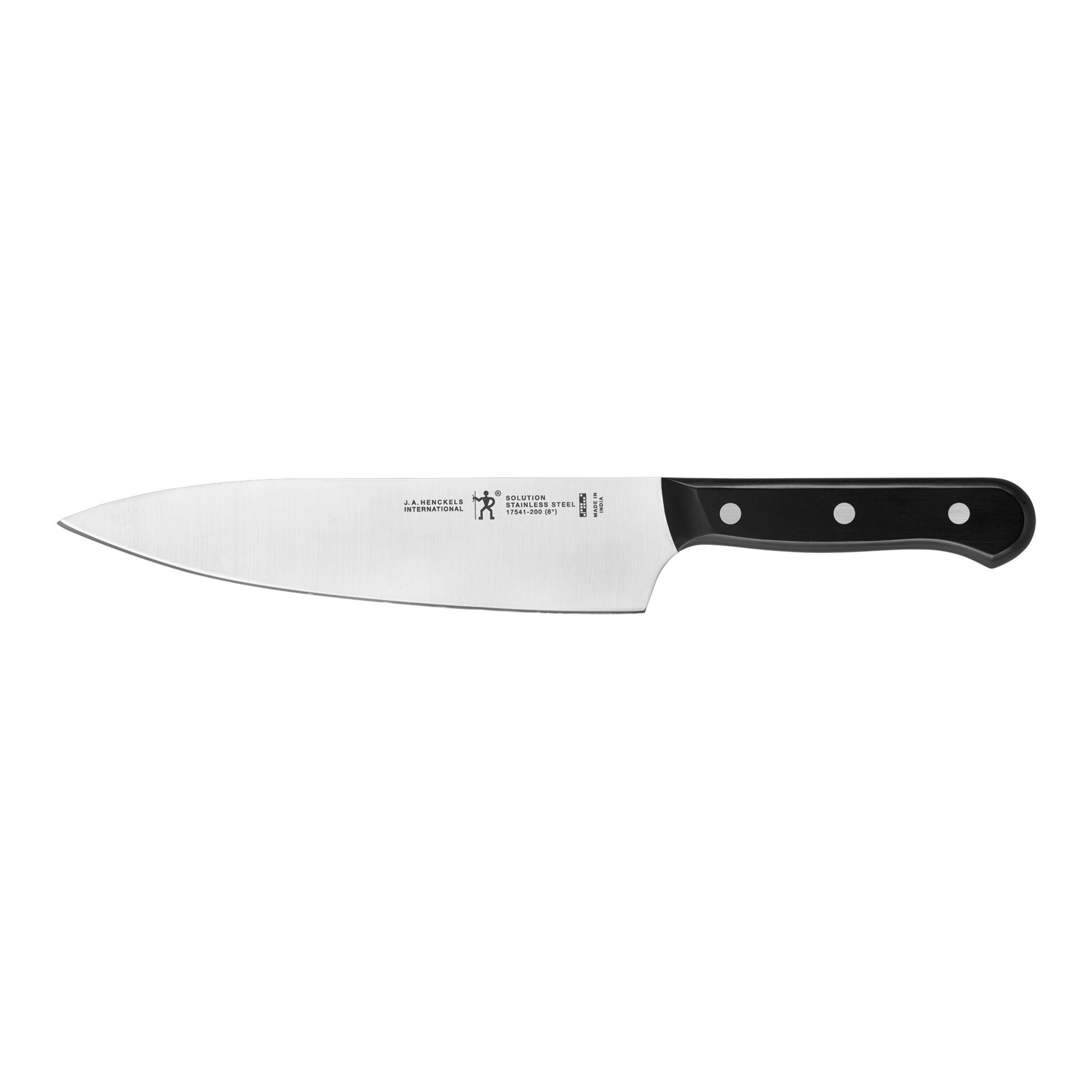  ZWILLING Gourmet 8-inch Chef's Knife, Kitchen Knife, Black,  Stainless Steel: Home & Kitchen