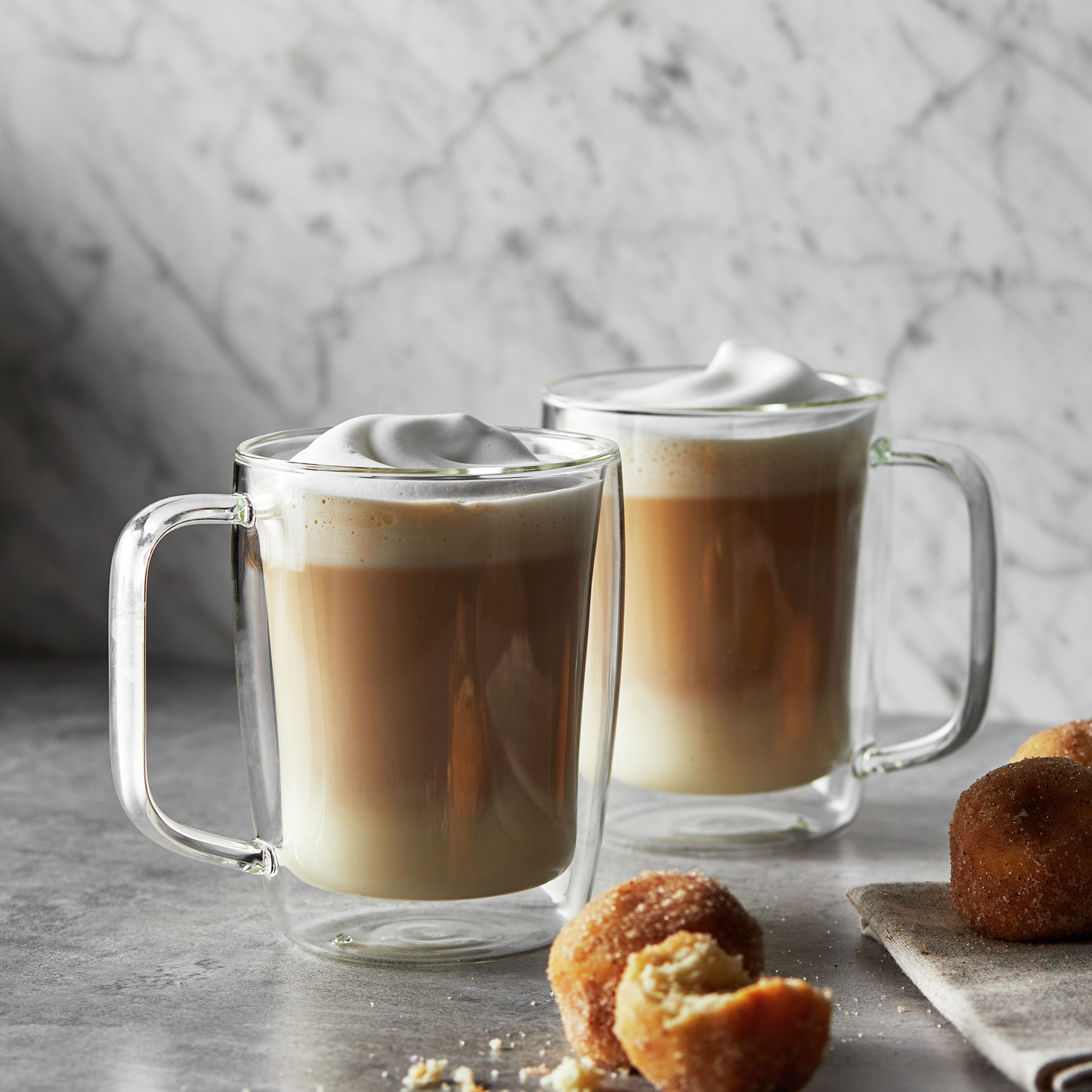 Tasse café Latte double paroi 475ml, ensemble de 2 de Barista+