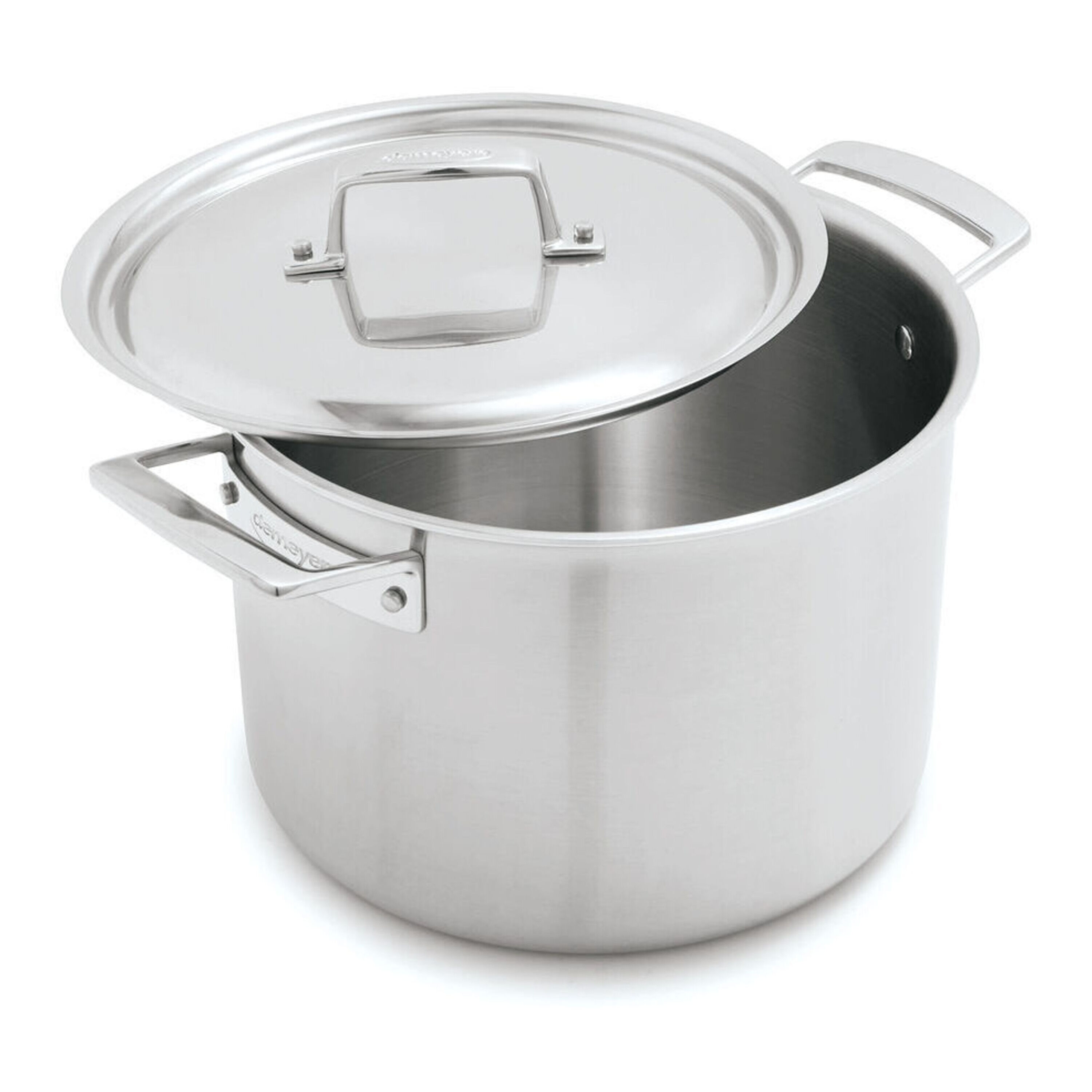 Demeyere Industry 5-Ply 8-qt Stainless Steel Stock Pot — Las Cosas Kitchen  Shoppe