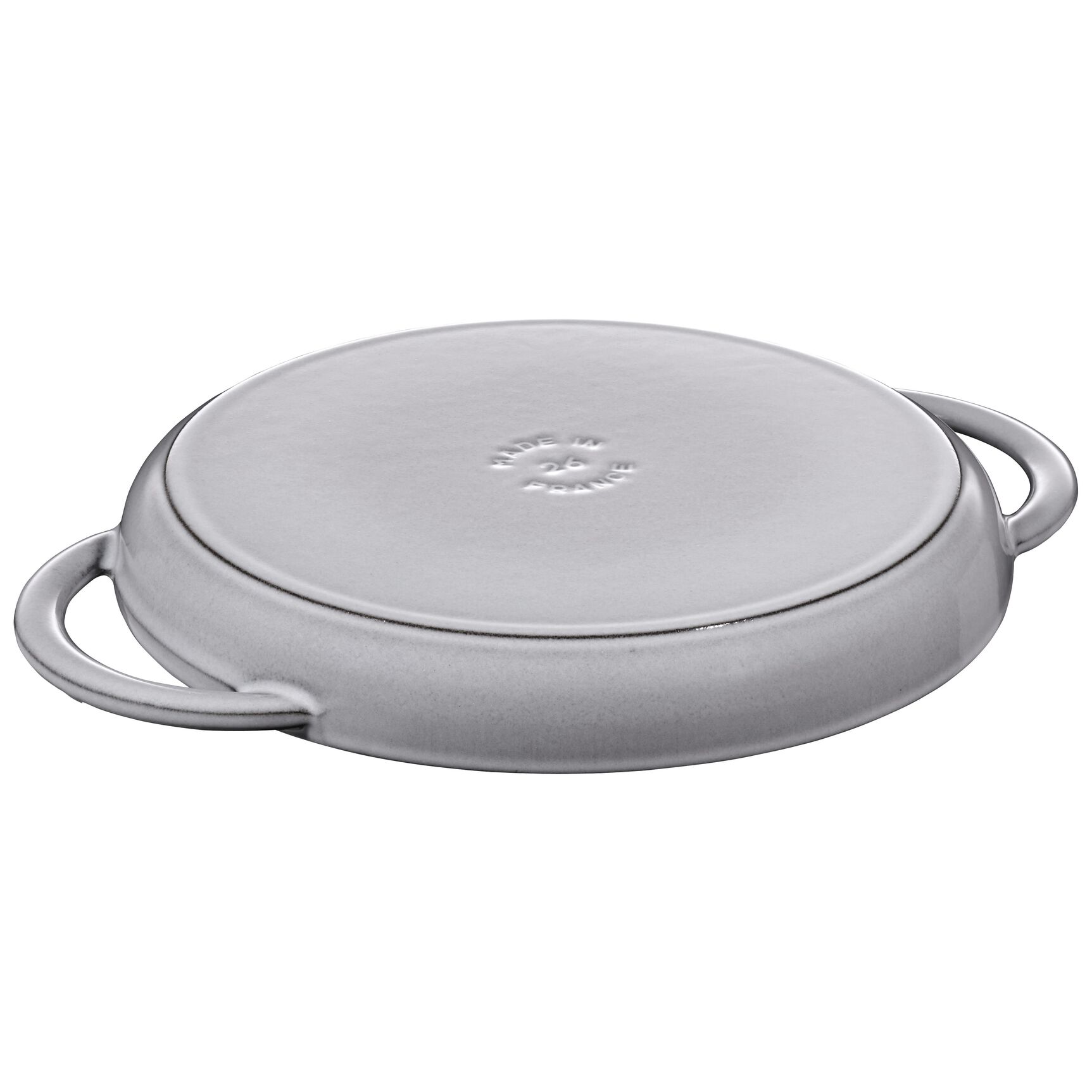 Staub Round Double Handle Pure Grill Pan, 10, 4 Colors, Enameled