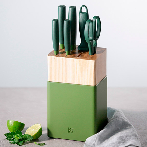 ZWILLING Now S 6-pc Knife Block Set Lime Green 53070-110 - Best Buy