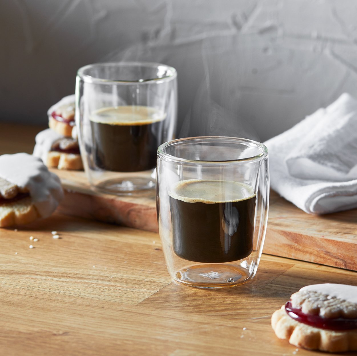 ZWILLING - SORRENTO PLUS 4-PC DOUBLE-WALL GLASS COFFEE MUG SET